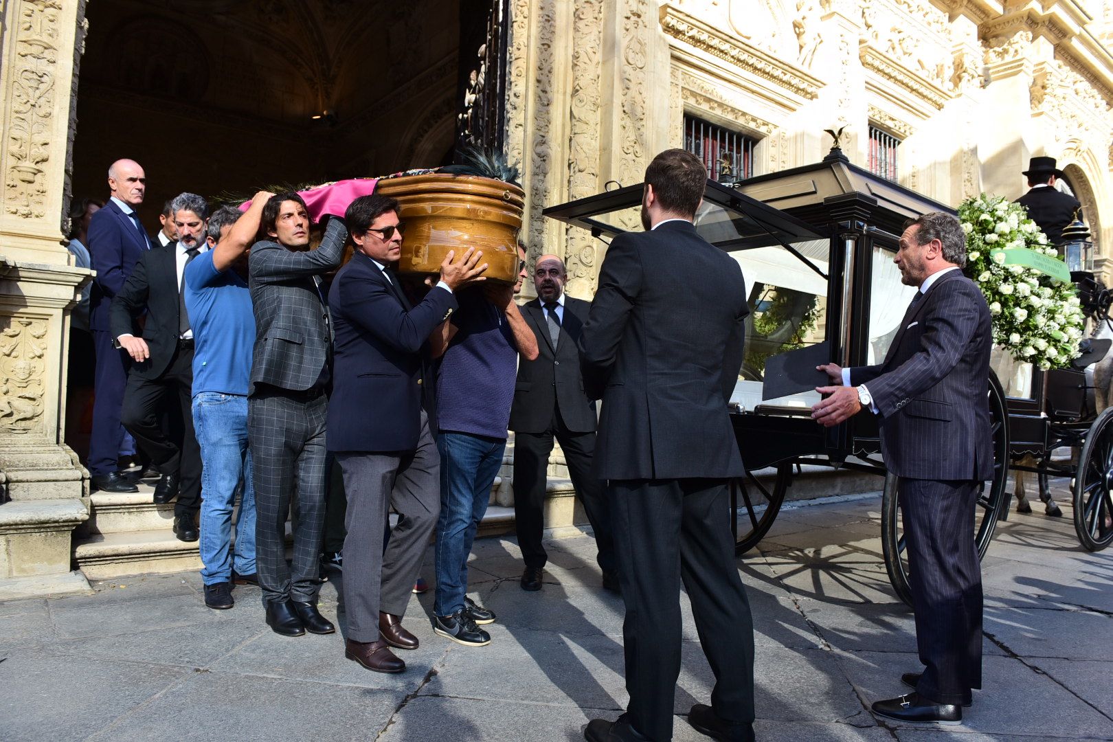Entierro de María Jímenez en Sevilla