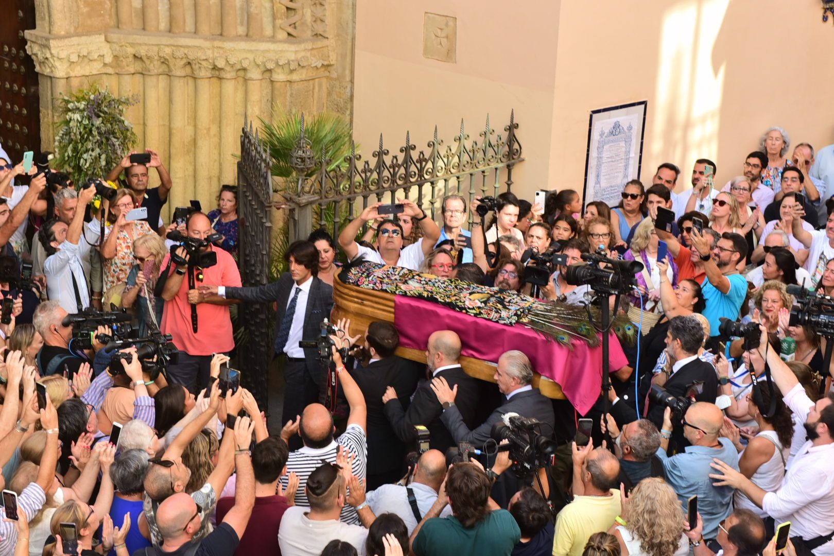Entierro de María Jímenez en Sevilla