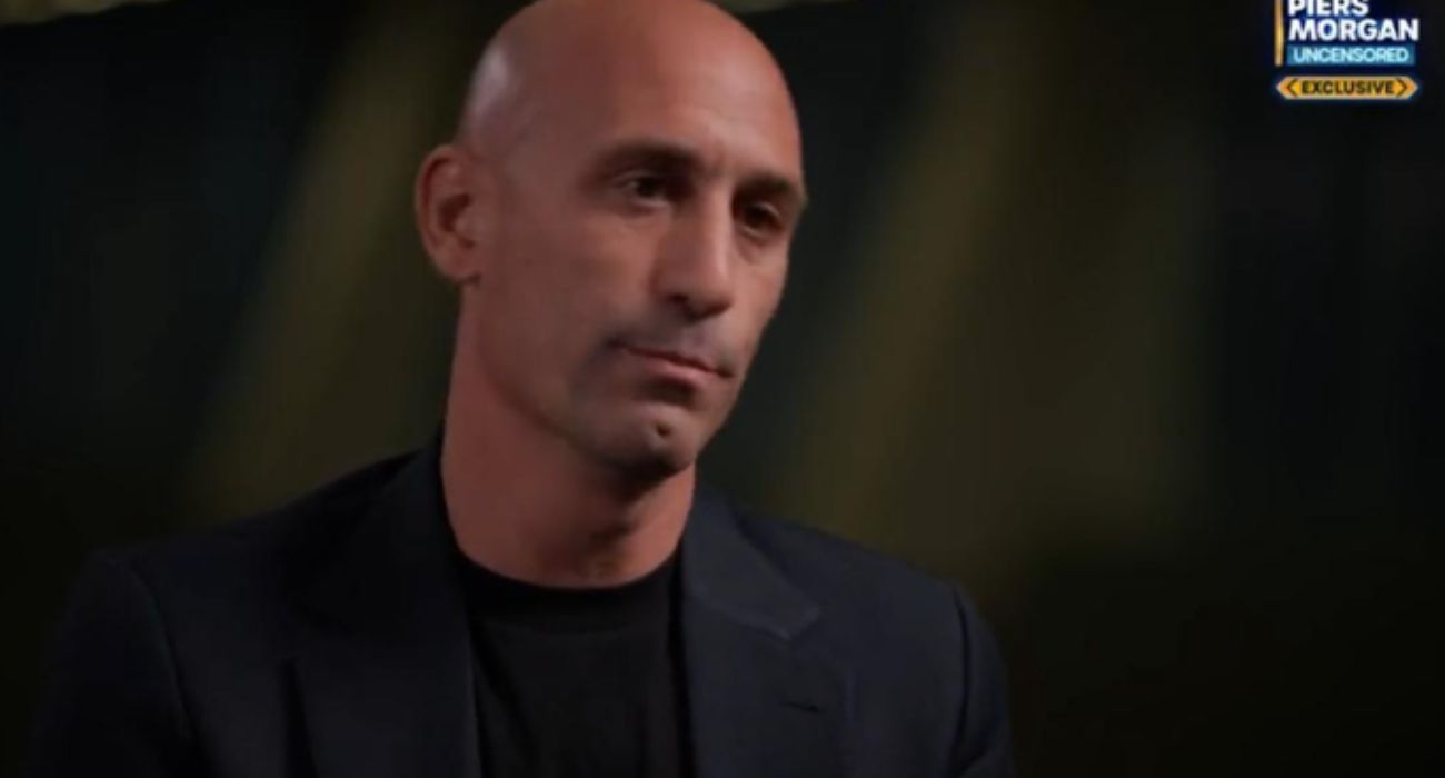 Rubiales, en la entrevista concedida a un periodista británico. Rubiales, en la entrevista concedida a un periodista británico.