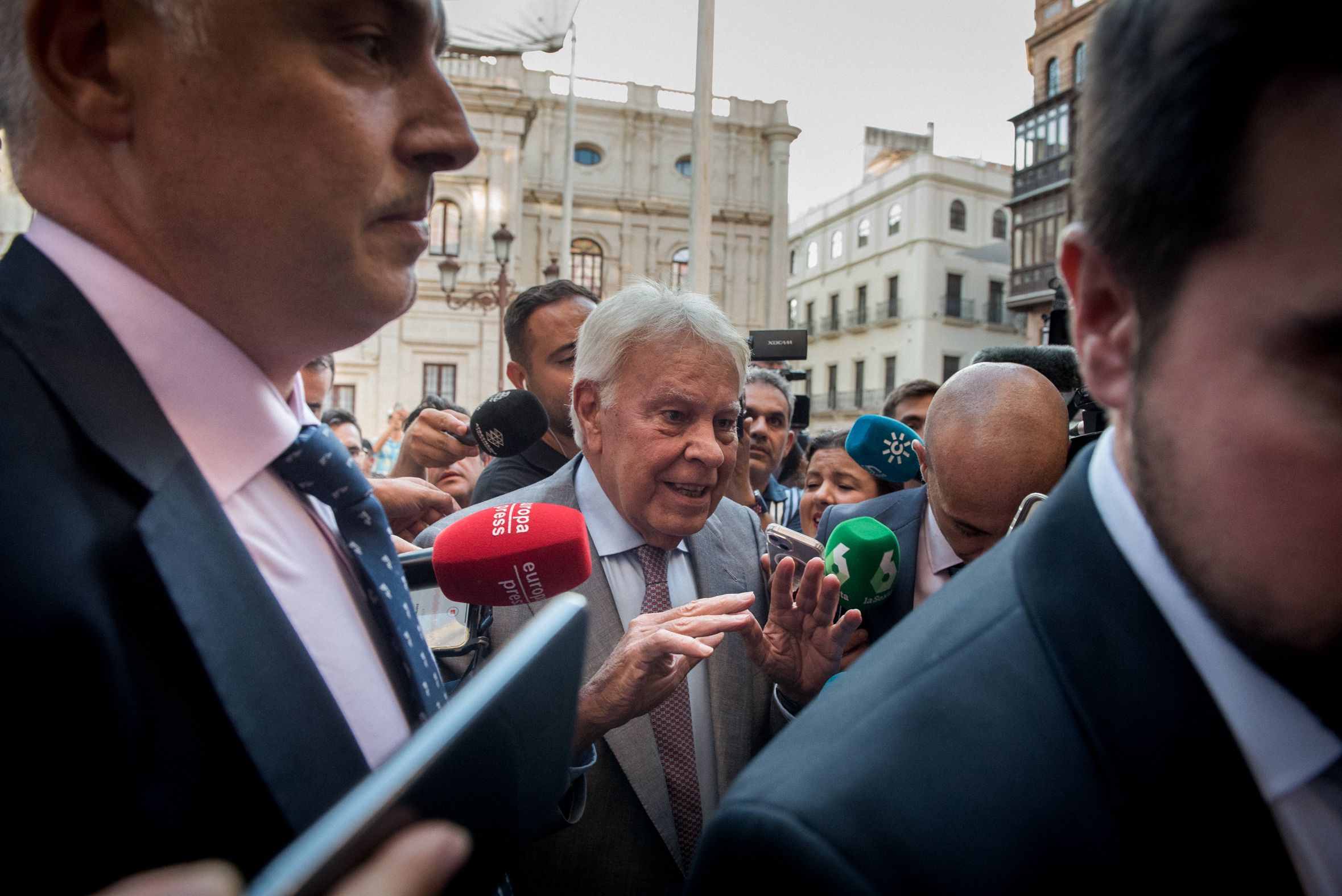 Felipe González en un acto en Sevilla, imagen de archivo.