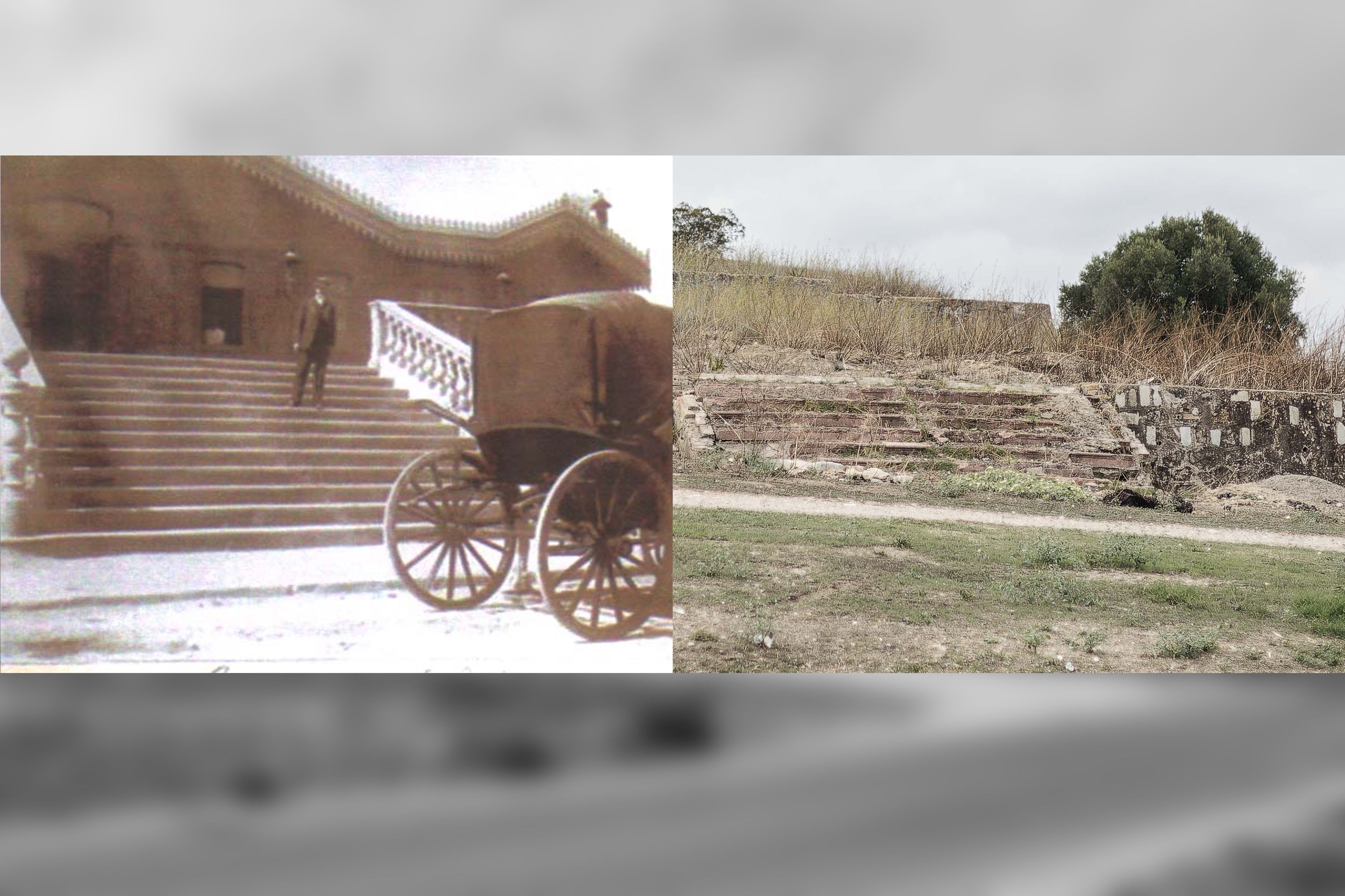 Antes y después de un balneario muy singular, cuyos restos permanecen abandonados en la zona sur de Jerez.