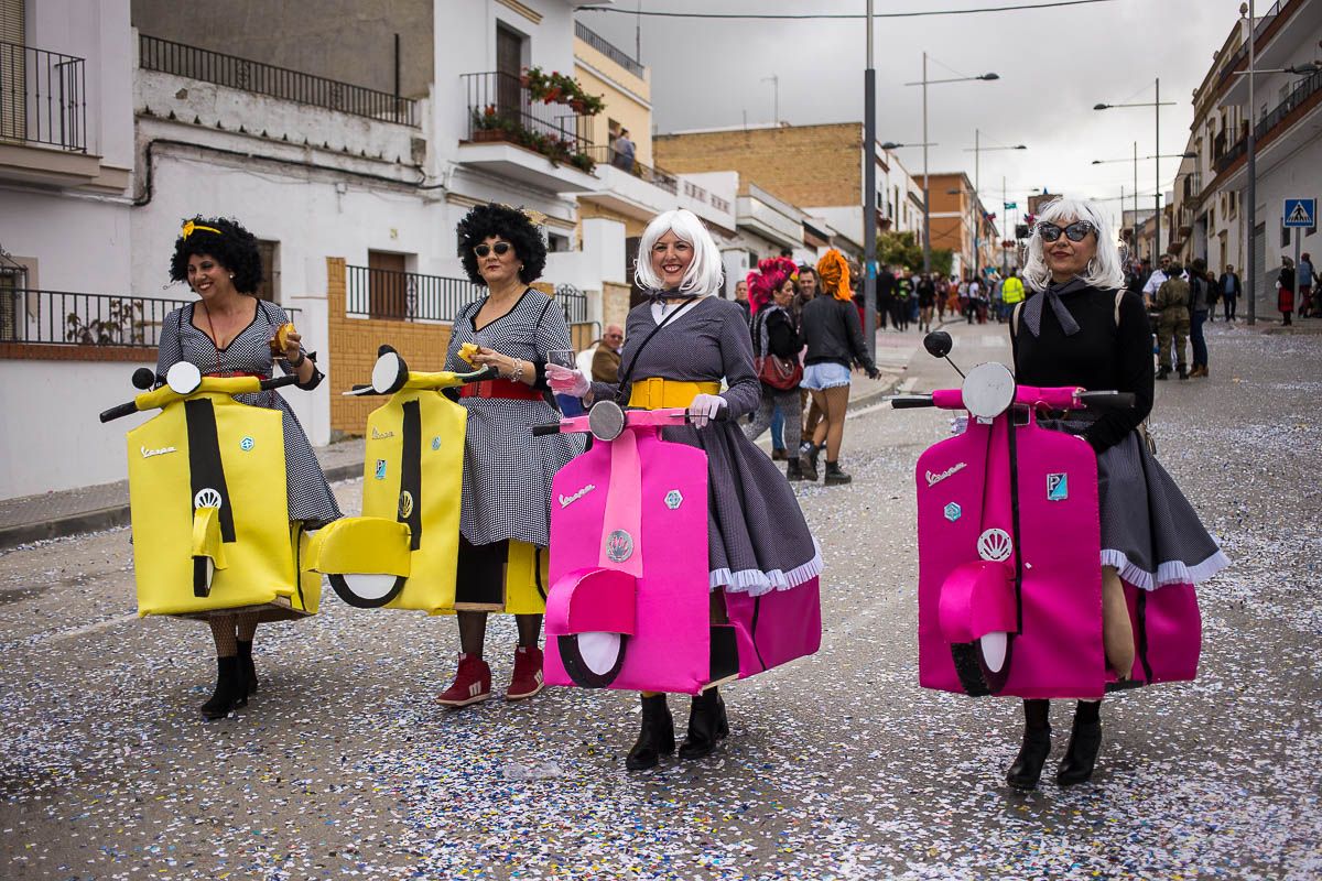 Vecinas de Trebujena, disfrazadas durante el pasado Carnaval.