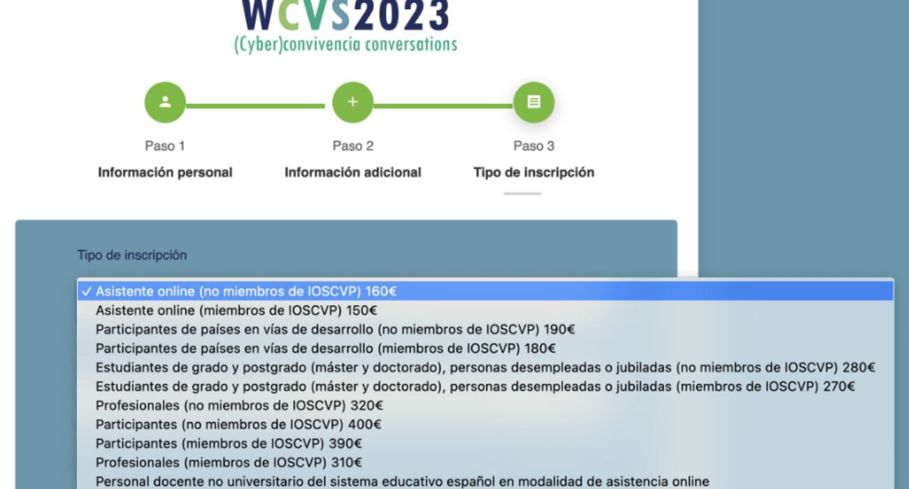 Los precios para asistir al IX Congreso Mundial sobre la Violencia en la Escuela que han provocado un gran malestar. Los precios para asistir al IX Congreso Mundial sobre la Violencia en la Escuela que han provocado un gran malestar.