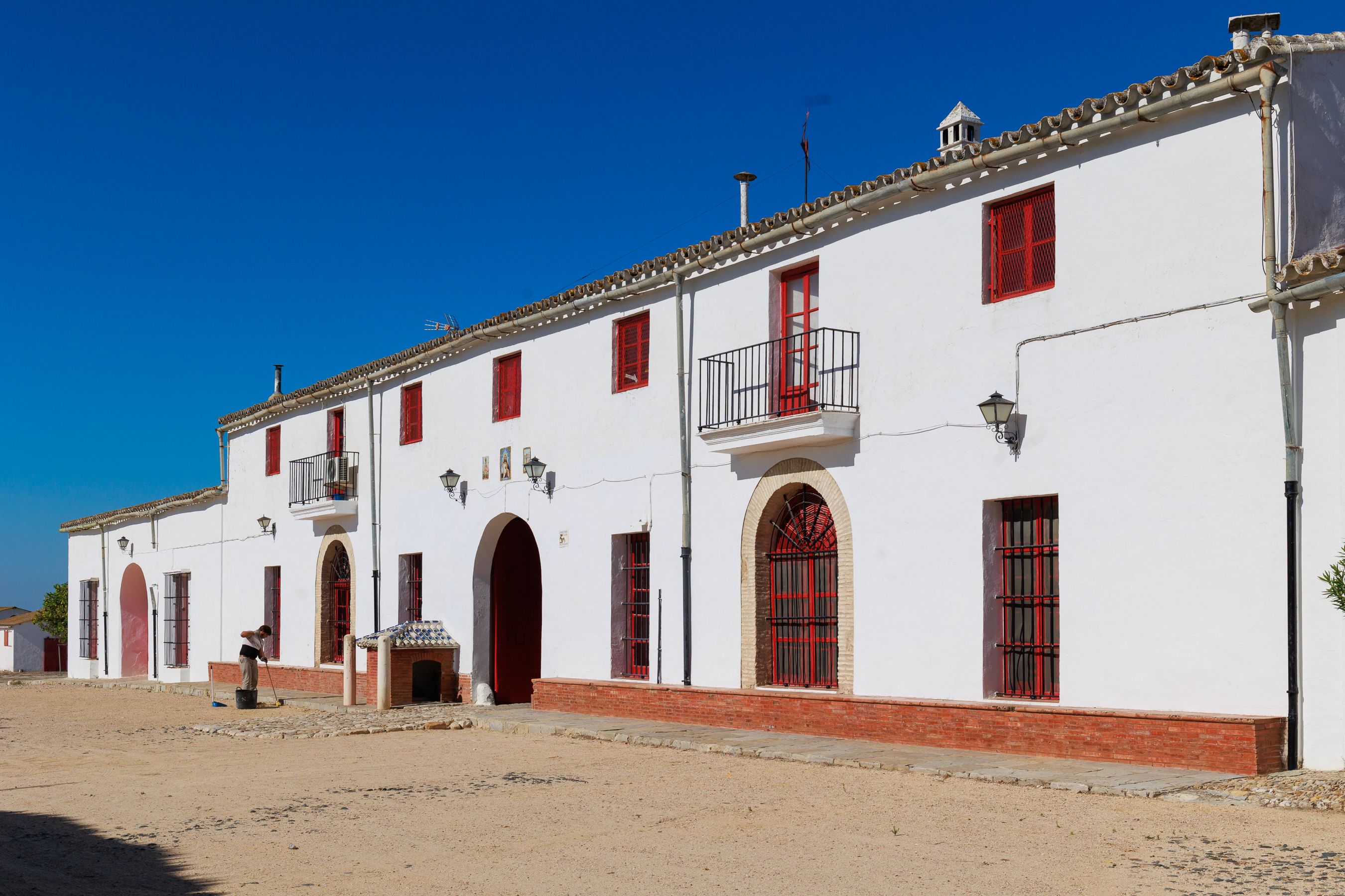 Aspecto del exterior del cortijo.    JUAN CARLOS TORO