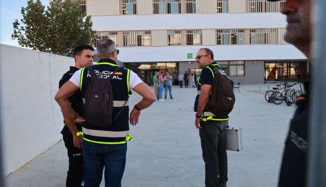 Importante despliegue policial tras el suceso.