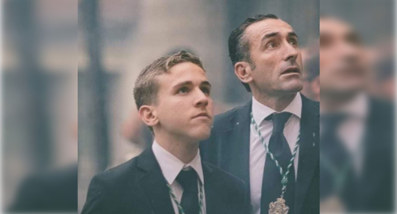 Un joven Pablo, junto a su padre Tomás, en sus inicios como contraguía. Un joven Pablo, junto a su padre Tomás, en sus inicios como contraguía.