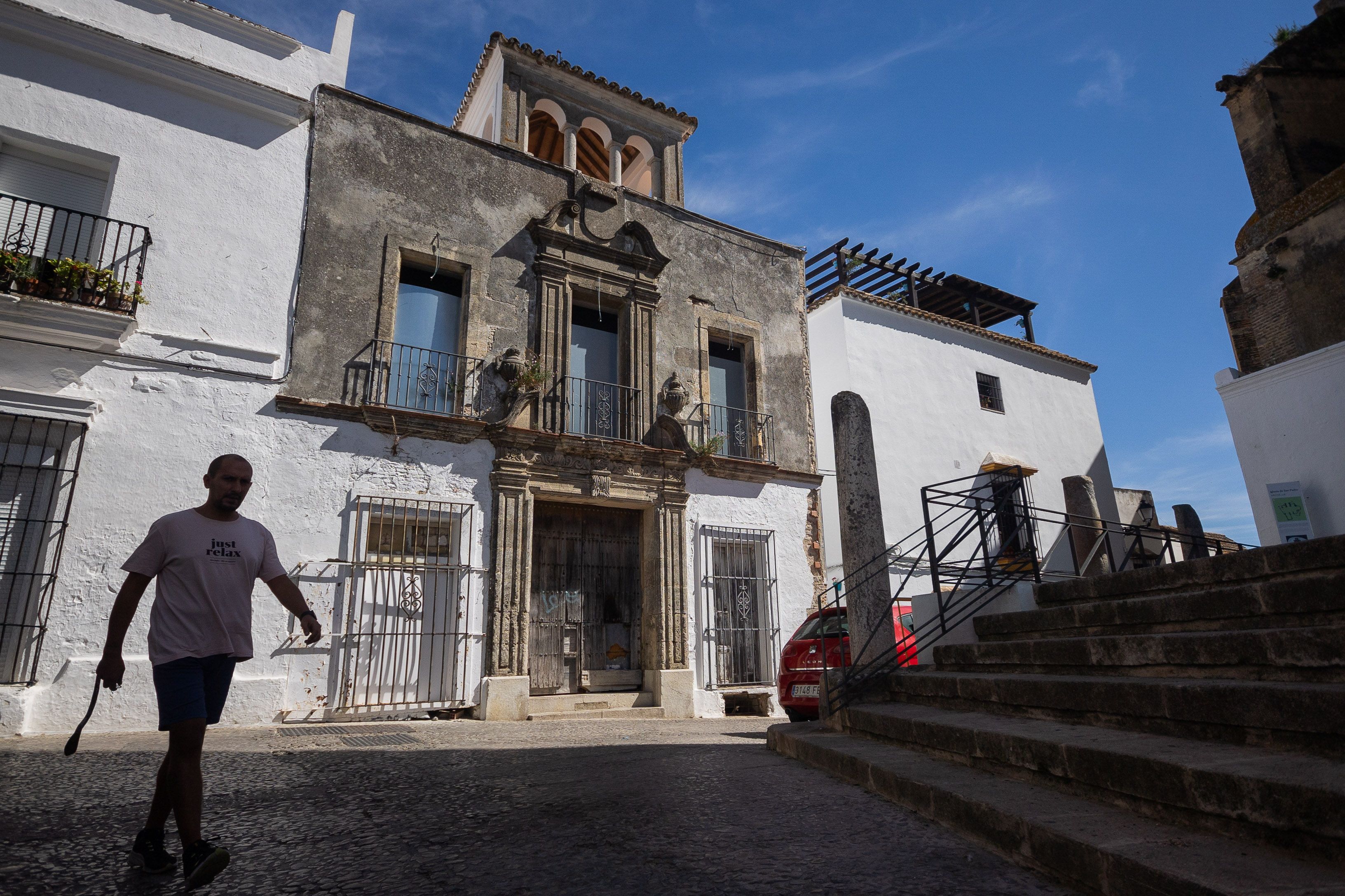 Palacete abandonado en el casco antiguo de Arcos.