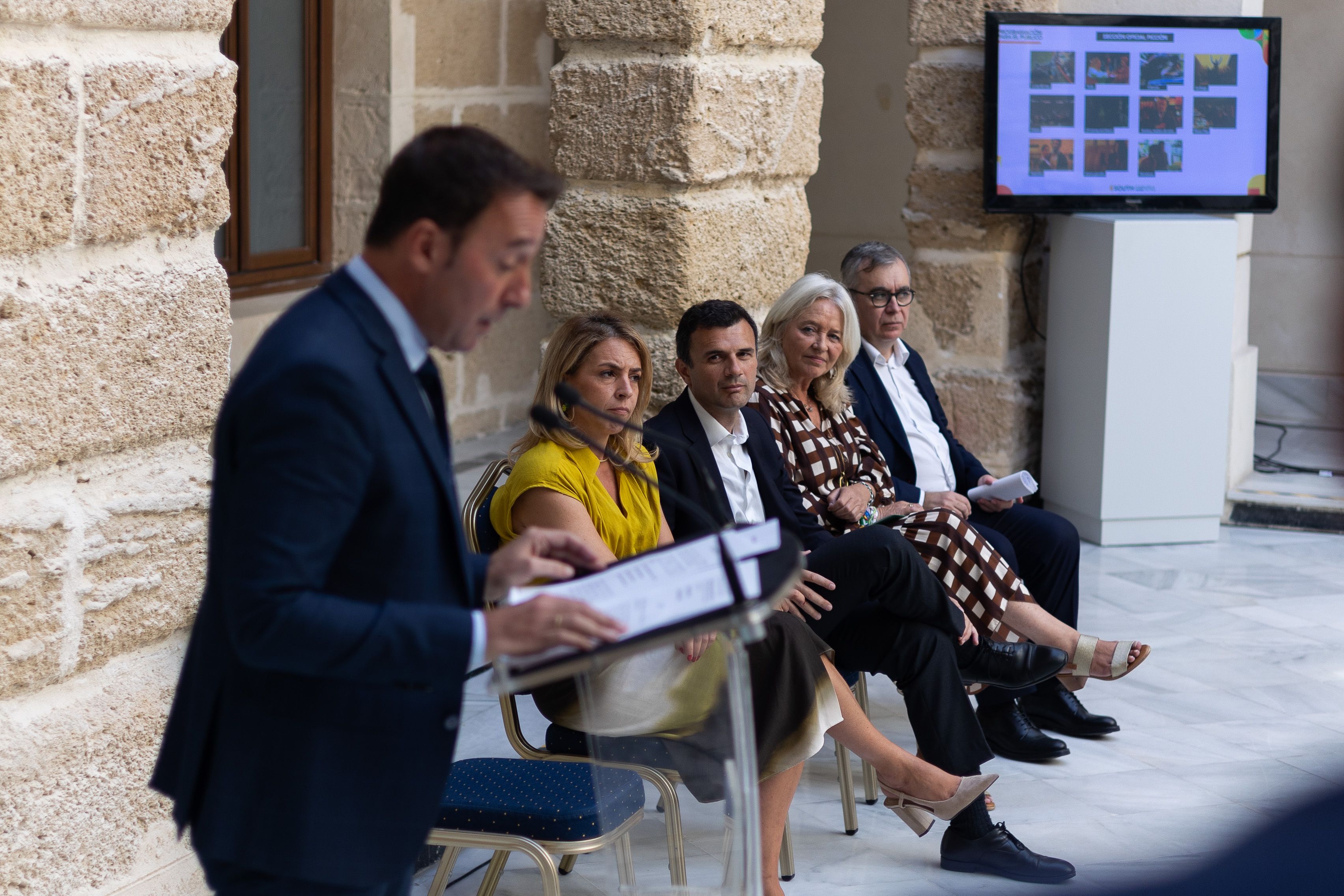 Un momento de la presentación en la Casa de Iberoamérica en Cádiz. 