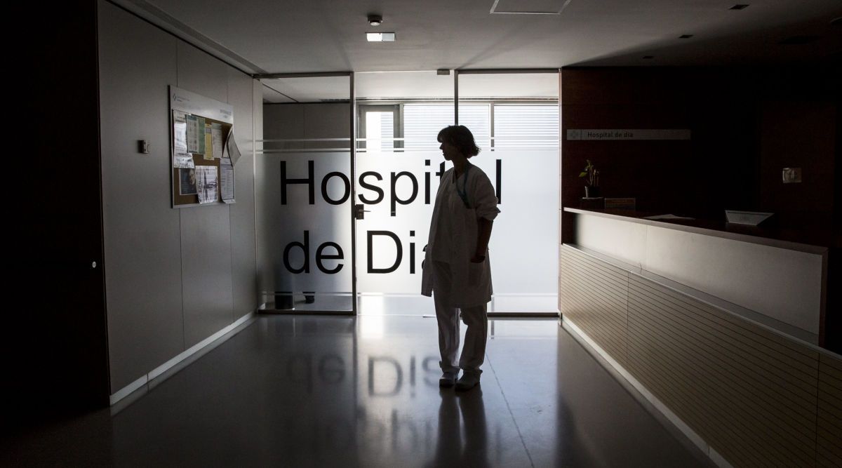 Una sanitaria en una imagen de archivo. 