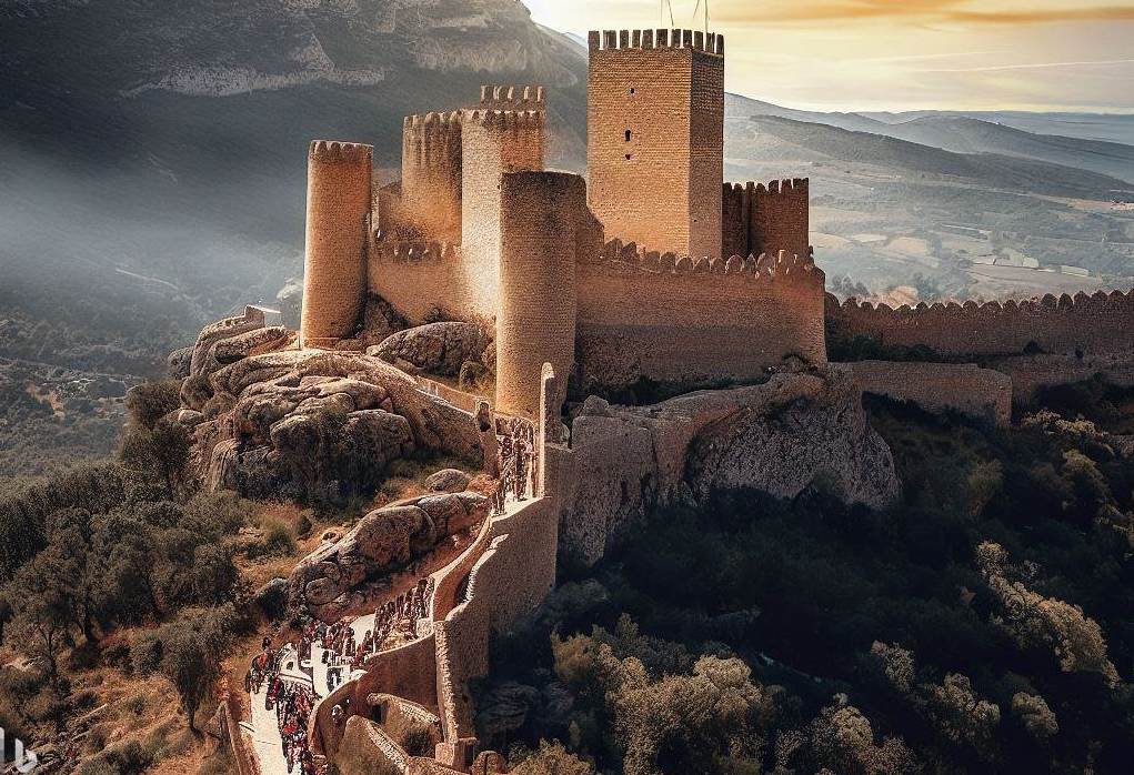 La toma del castillo de Zahara, con inteligencia artificial.