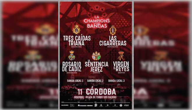 Las agrupaciones que participarían en la 'Champions de las bandas'. 