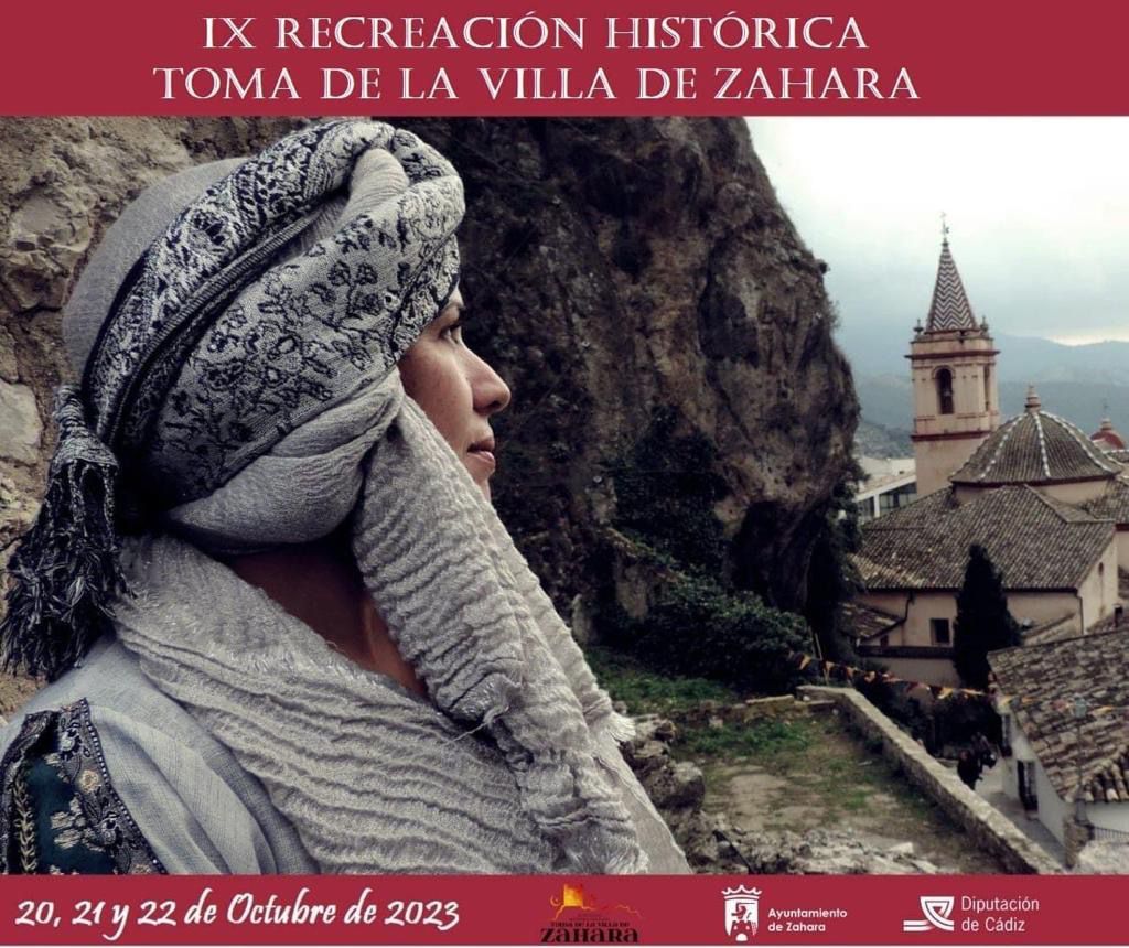 Cartel de la recreación histórica.