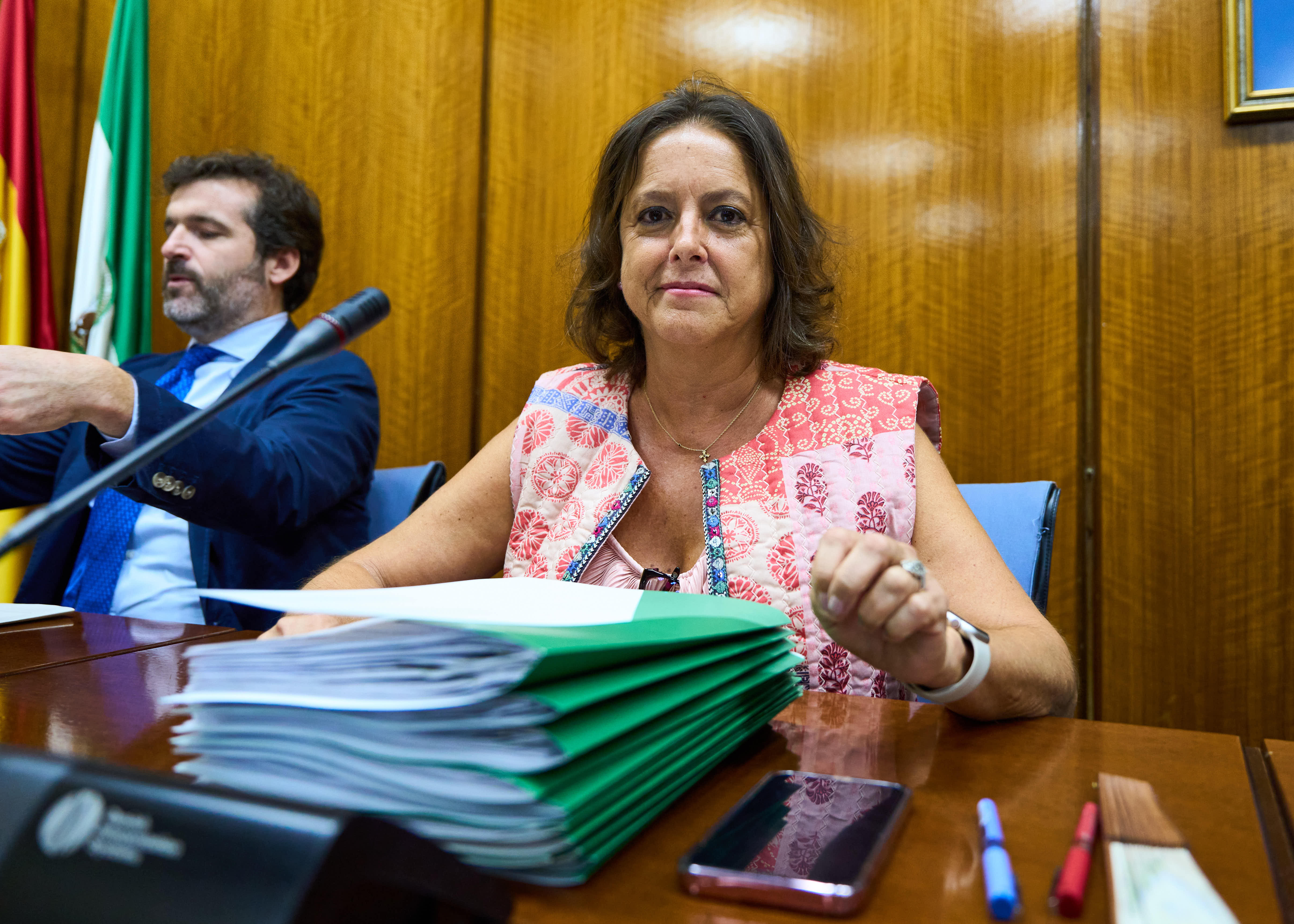 La consejera Catalina García en la comisión de Salud para hablar de sanidad.