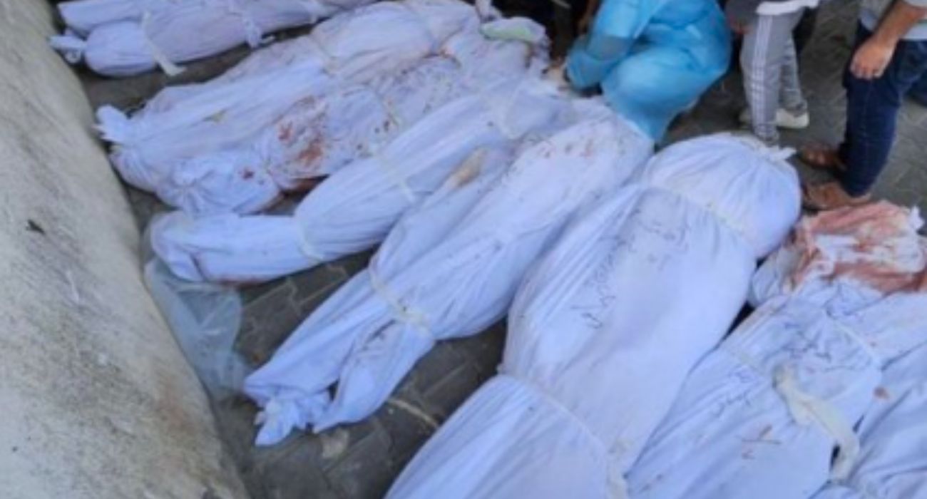 Cadáveres en Gaza. El Ministerio de Salud palestino cifra en 7.028 los muertos. Cadáveres en Gaza. El Ministerio de Salud palestino cifra en 7.028 los muertos.