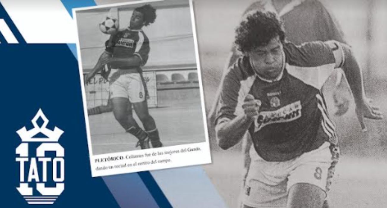 'Tato' Collantes, en sus tiempos de futbolista.