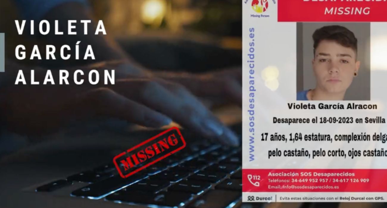 Violeta, una de las 13 personas que están desaparecidas en la provincia de Sevilla.