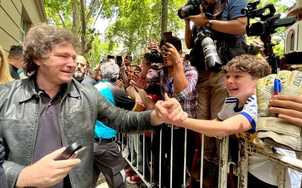 Javier Milei, nuevo presidente de Argentina.