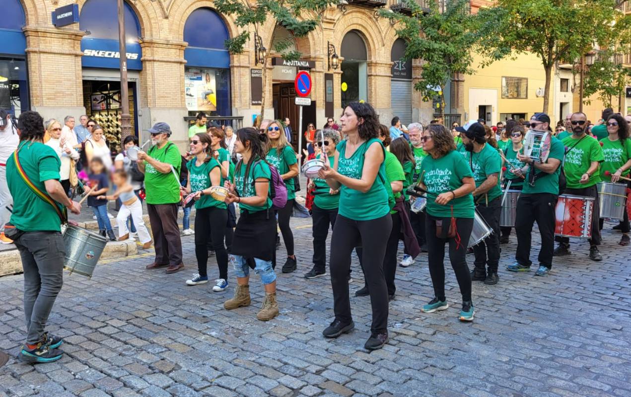 Una movilización de Marea Verde por la educación pública en Andalucía.