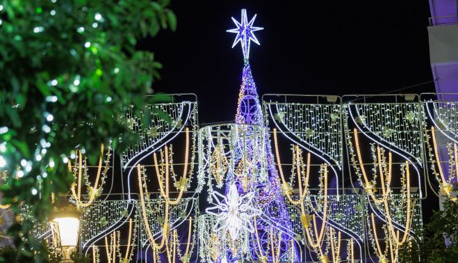 Encendido del alumbrado de Navidad en Jerez 