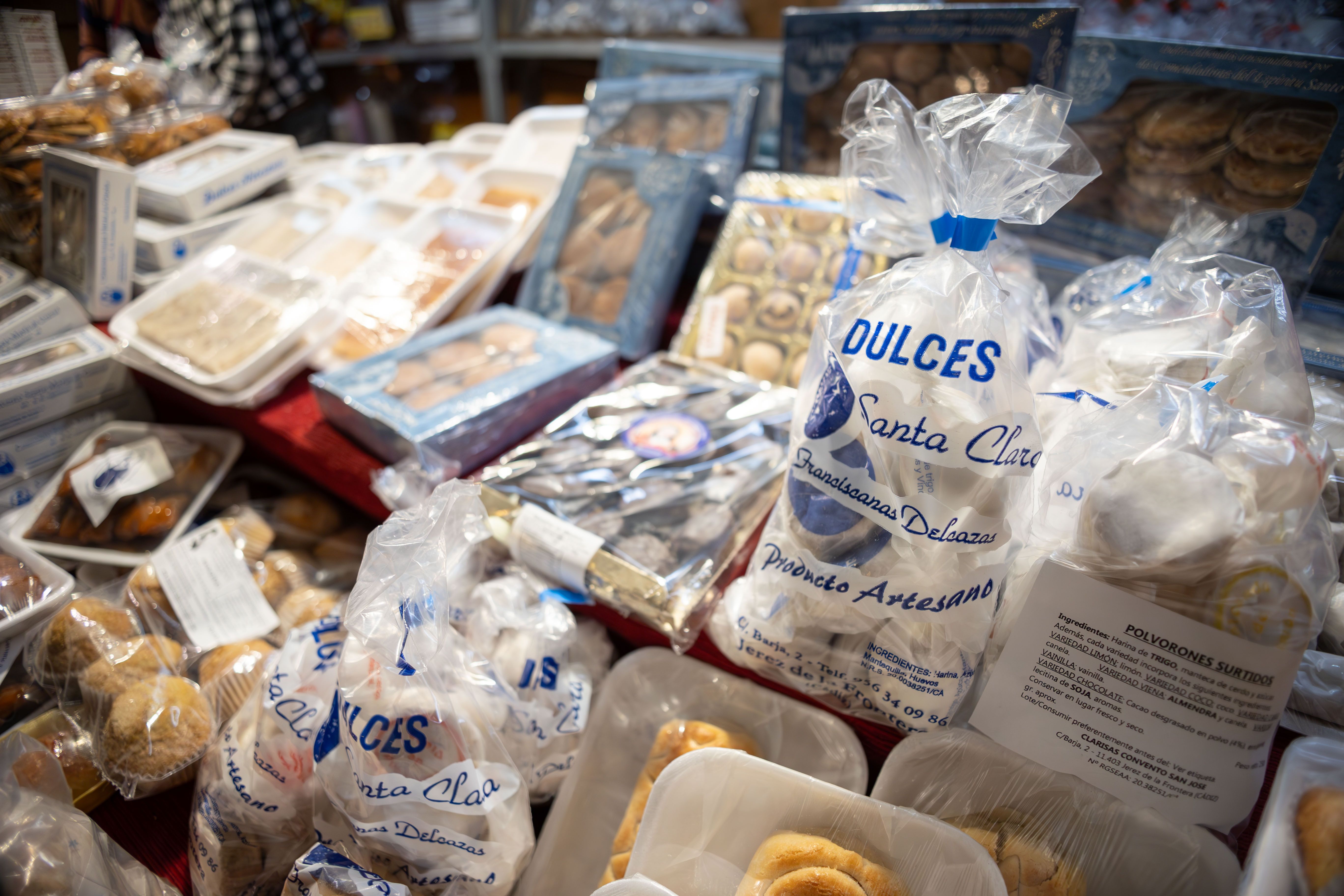 Una muestra de los productos puestos a la venta. 