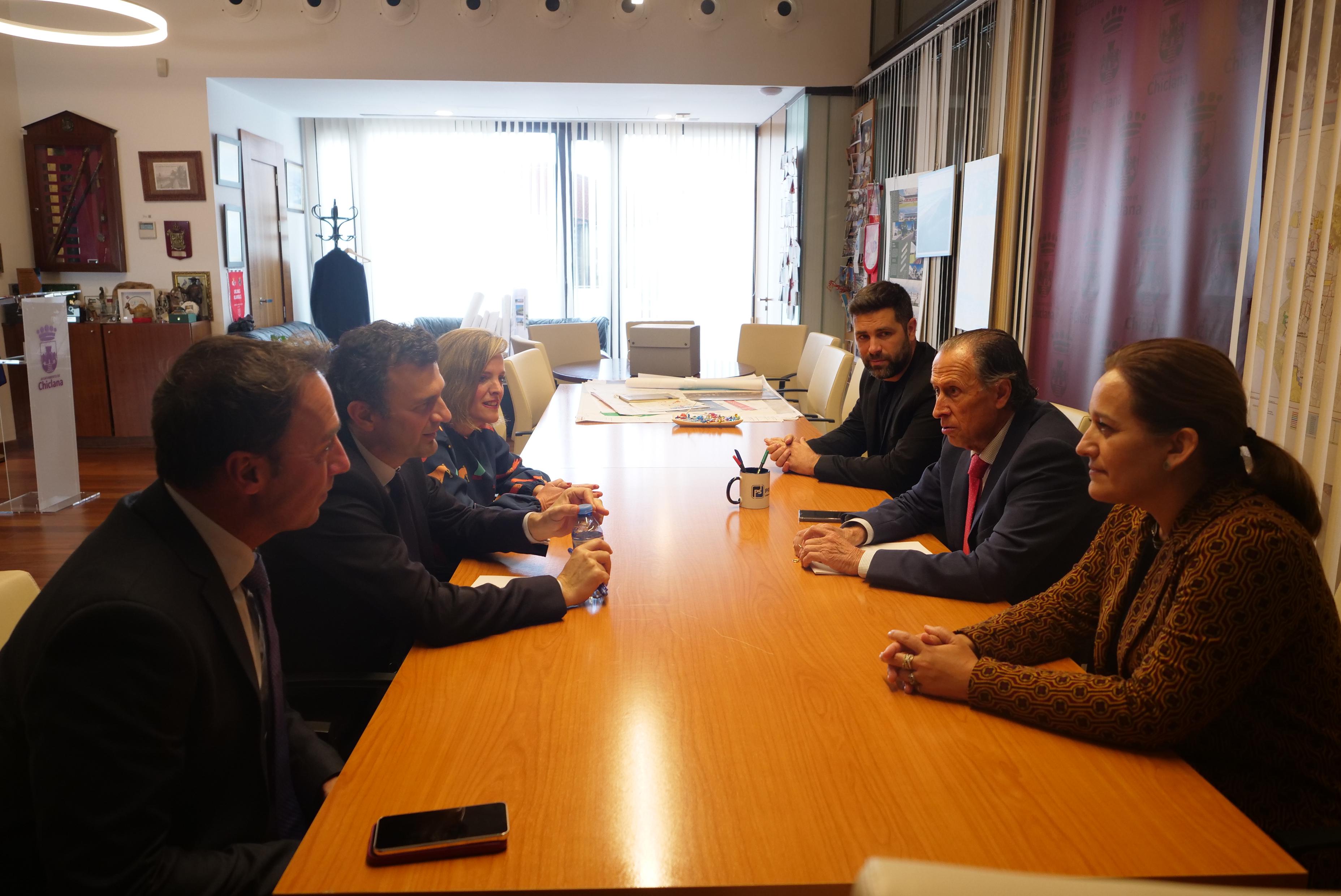 Visita de Bruno García a Chiclana.