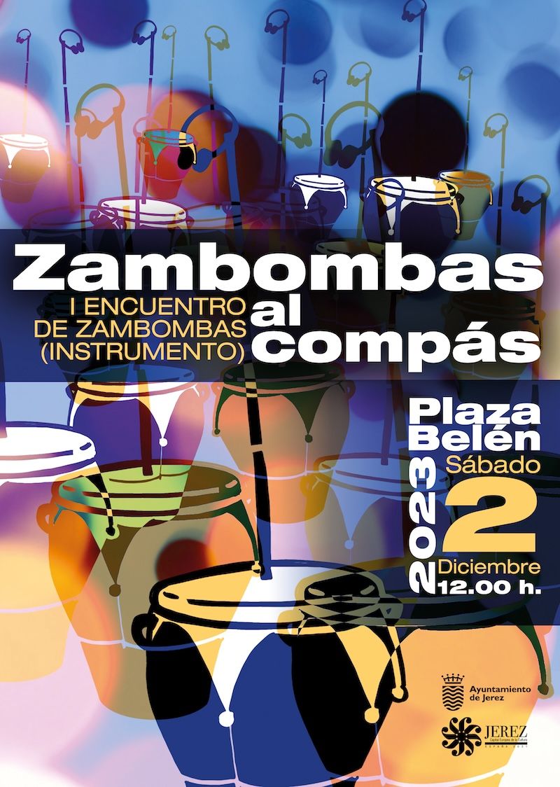 Cartel del encuentro de zambombas.
