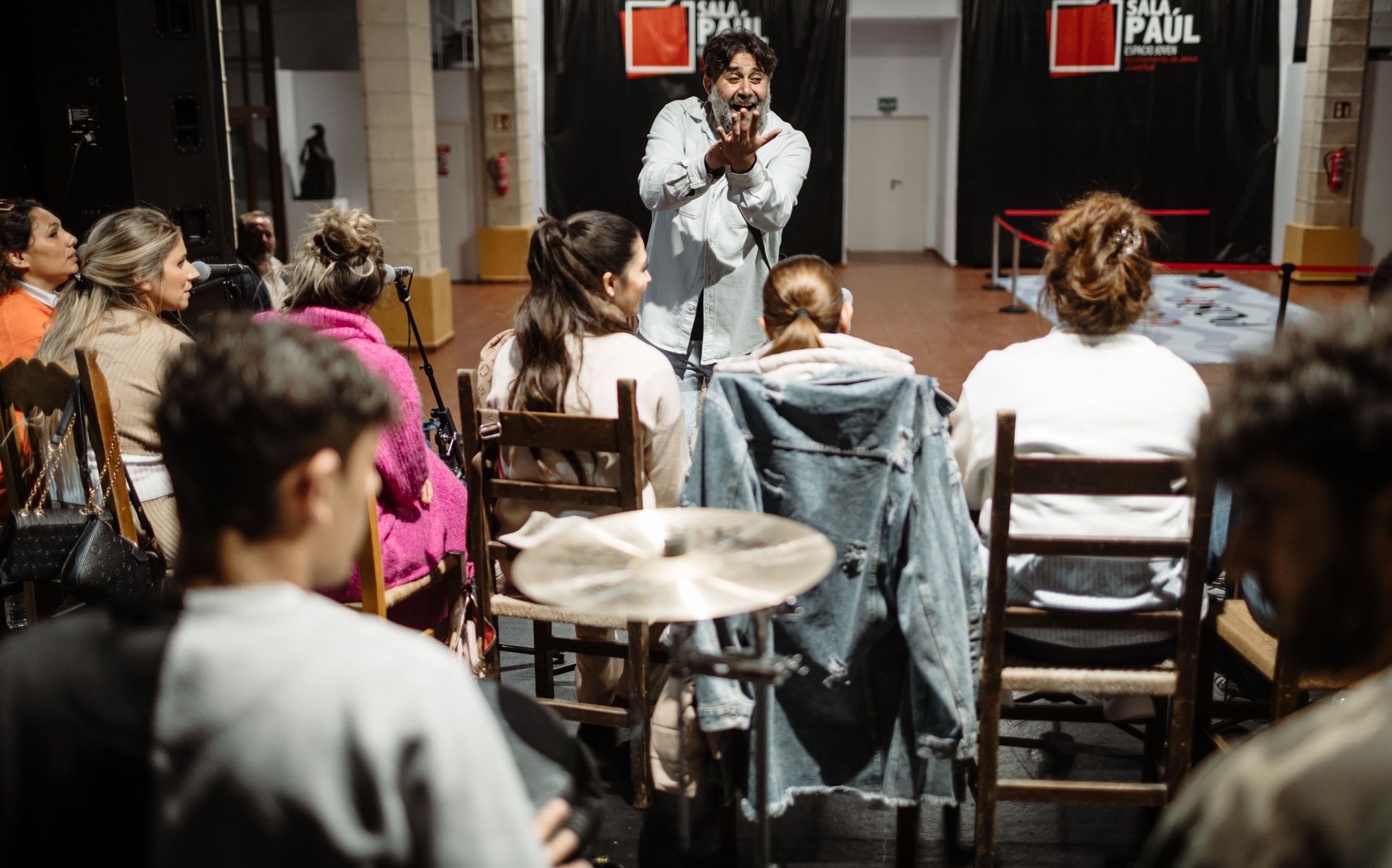 Ensayo de Así Canta Jerez en Navidad en la Sala Paúl.