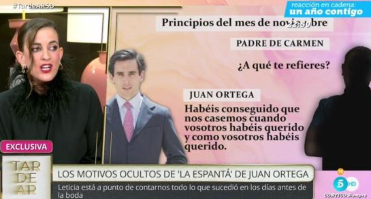 El programa 'TardeAR' ha desvelado una conversación entre el torero y el padre de la novia.