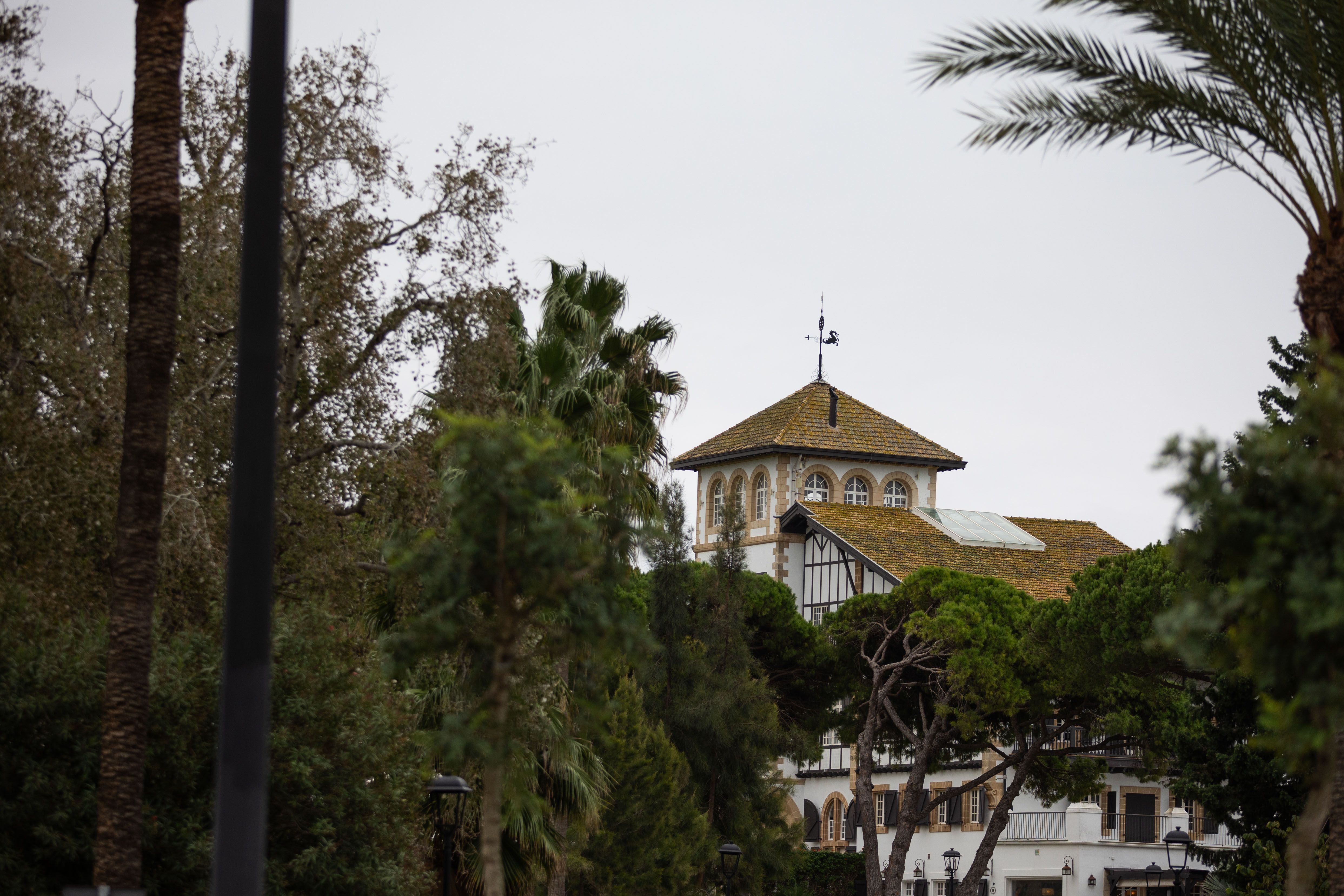 Vista del club de golf.