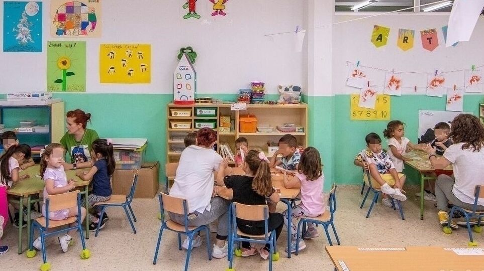 Una clase de Infantil de Andalucía. Una clase de Infantil de Andalucía.