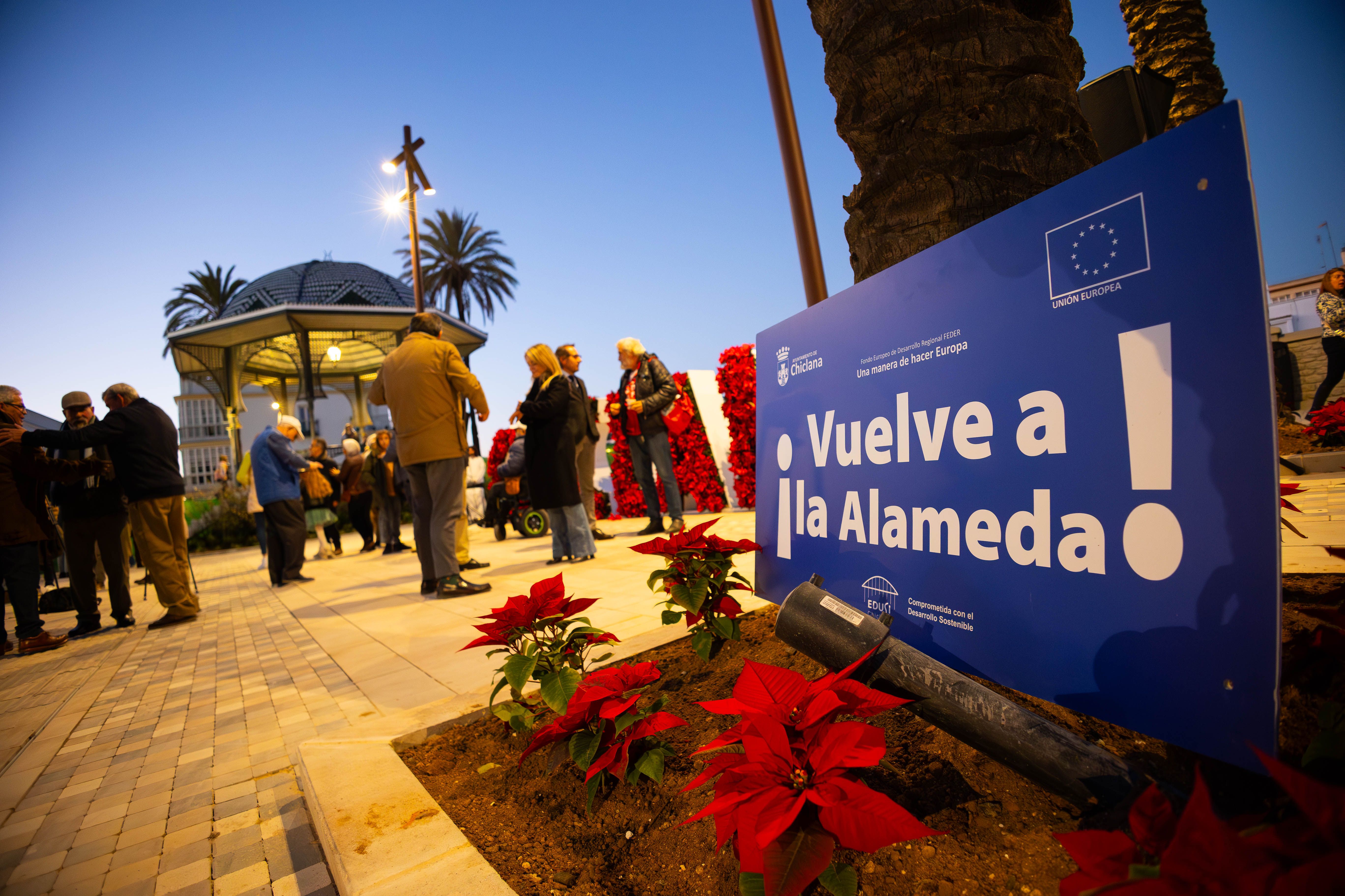 Inauguración de la Alameda de Chiclana