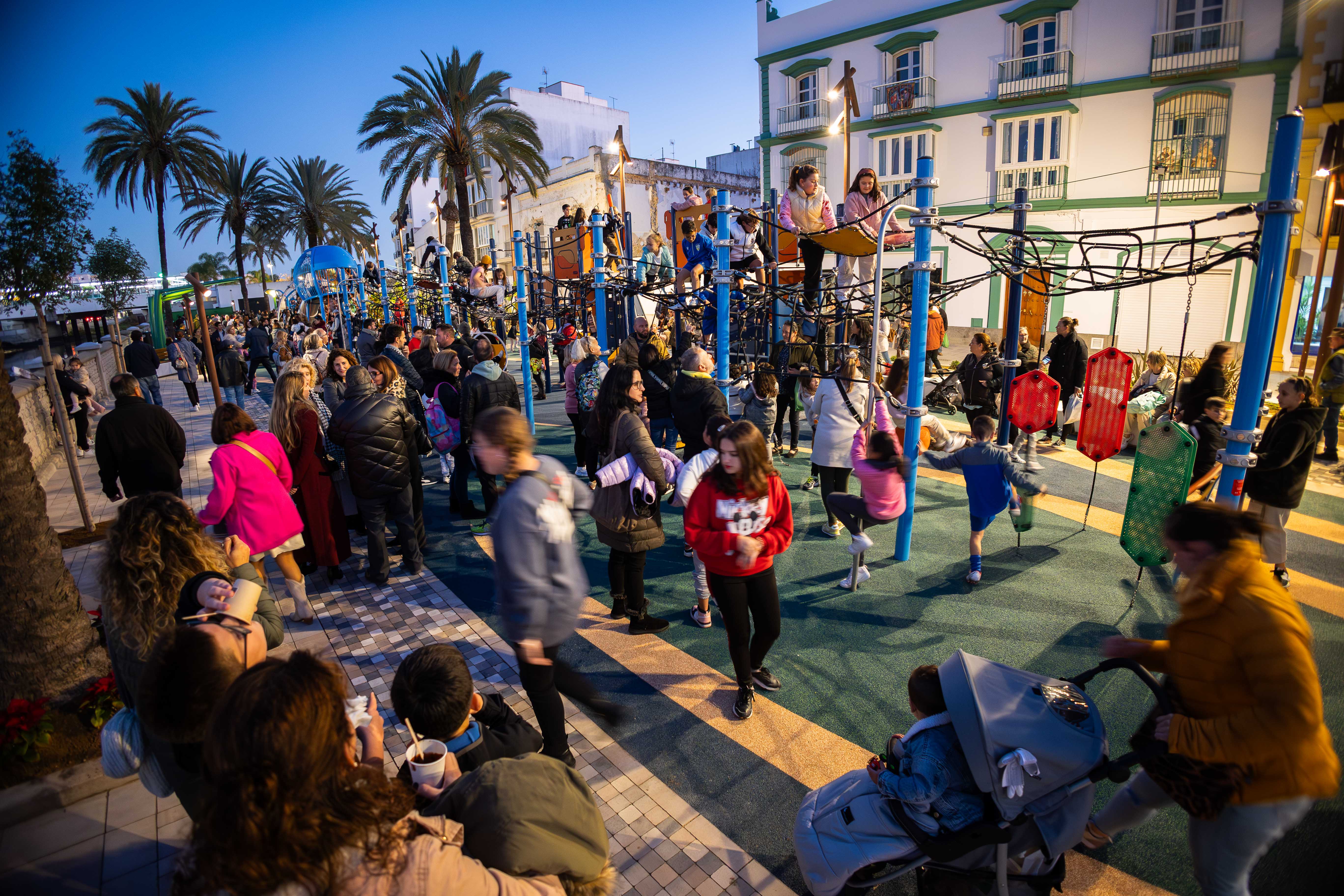 Inauguración de la Alameda de Chiclana