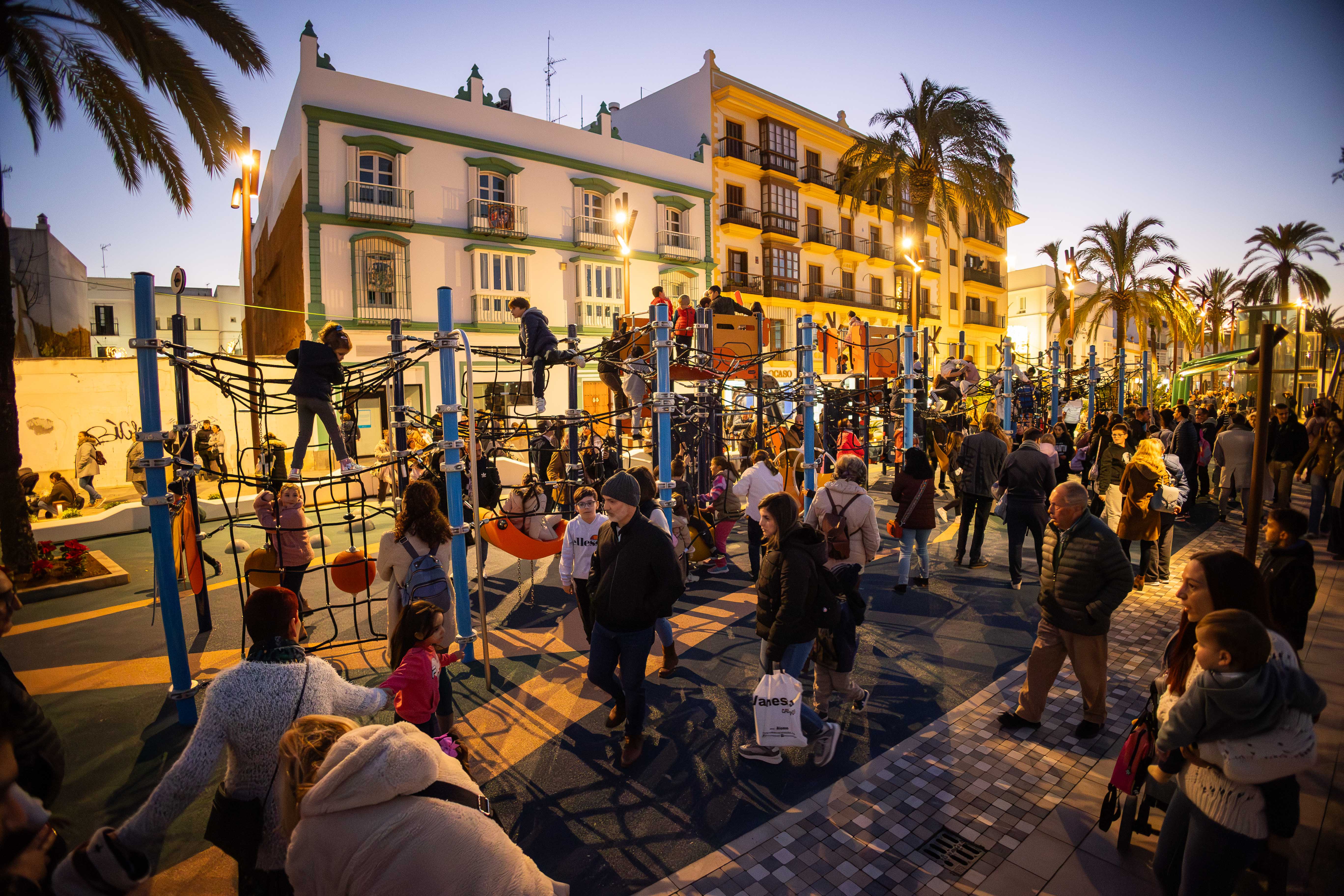 Inauguración de la Alameda de Chiclana.
