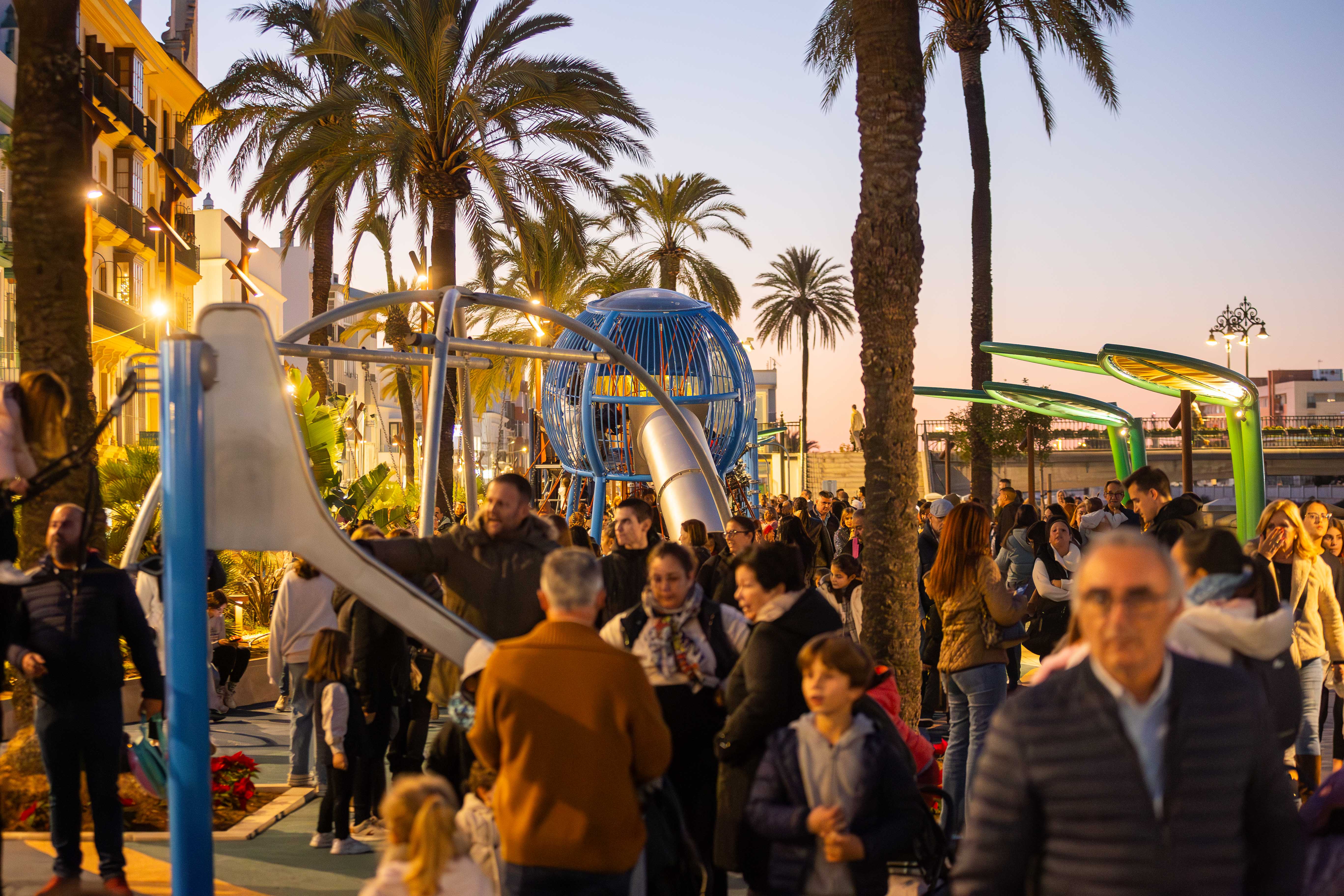 Inauguración de la Alameda de Chiclana