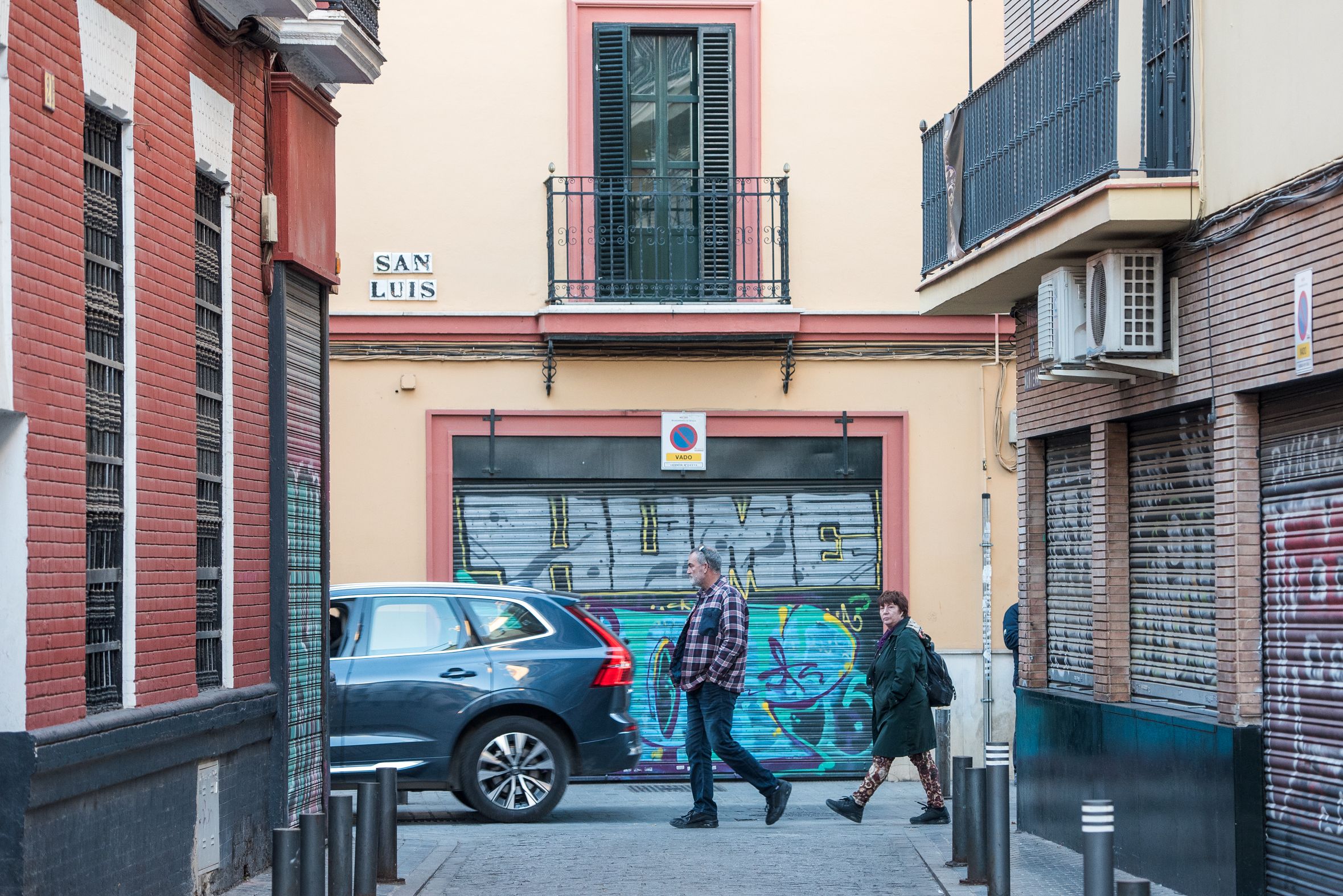 La calle San Luis, en el centro de Sevilla, una zona tensionada por los alquileres.