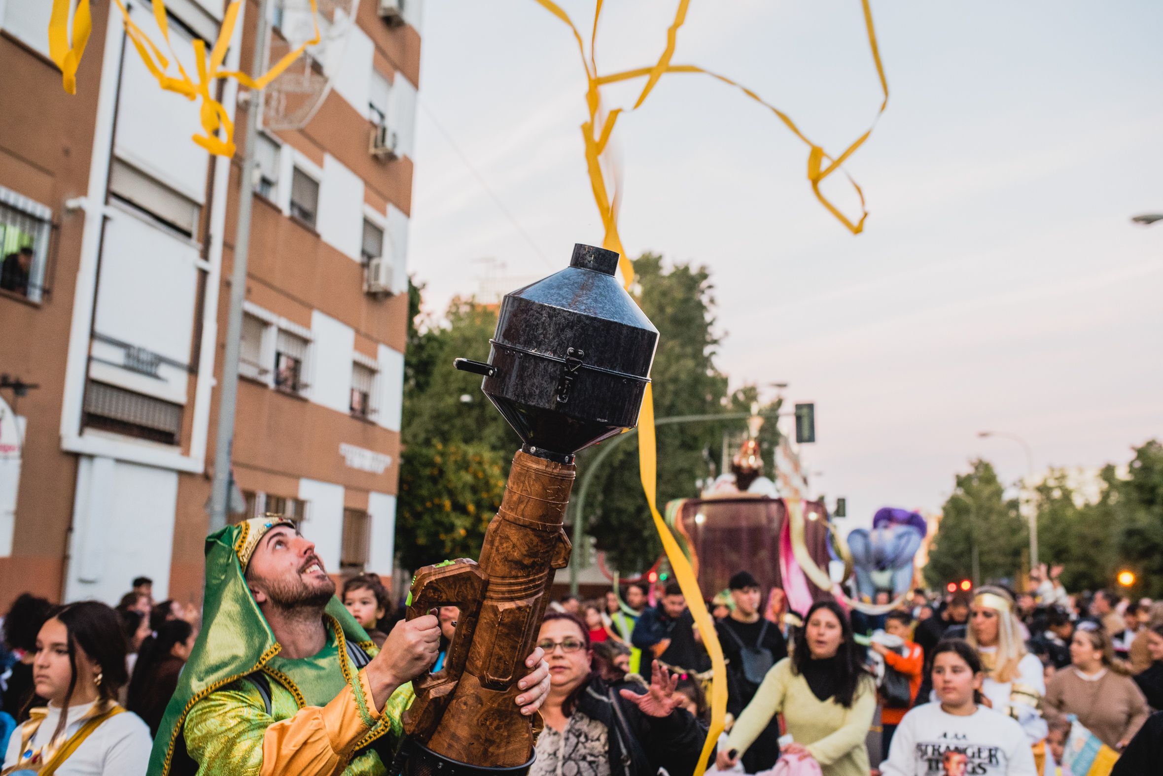 La cabalgata del Distrito Sur de Sevilla, en imágenes