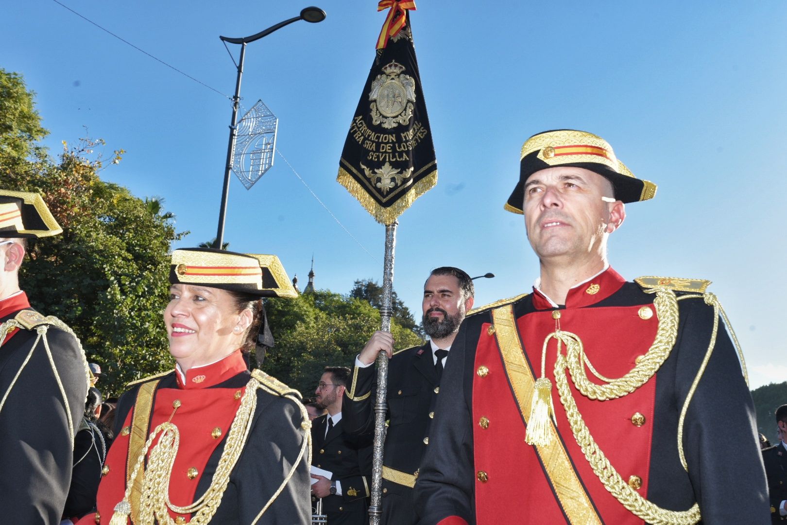 Salida de la cabalgata de los Reyes Magos en Sevilla.