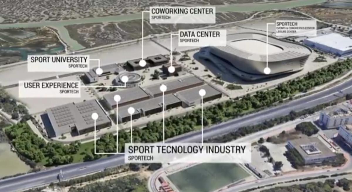 El proyecto Sportech City, ubicado en los antiguos terrenos de Delphi, en Puerto Real.
