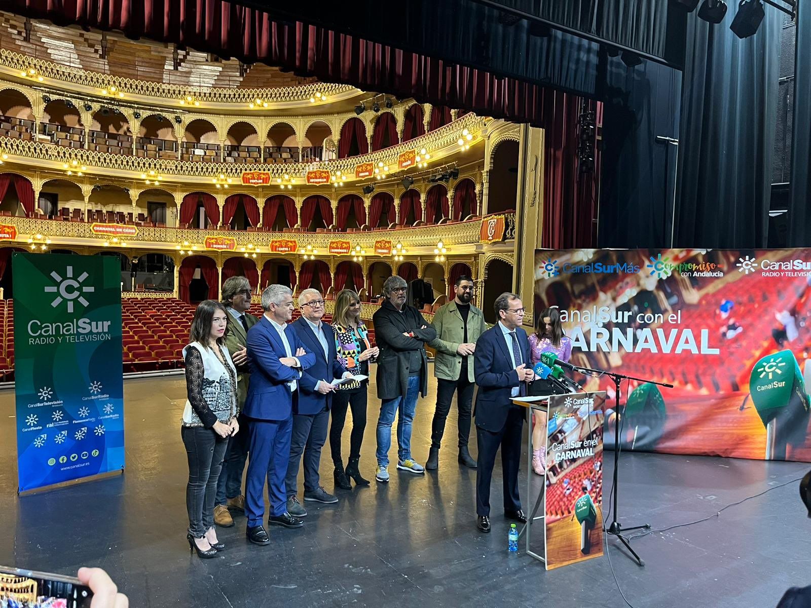 Presentación de la programación de Canal Sur en el COAC.
