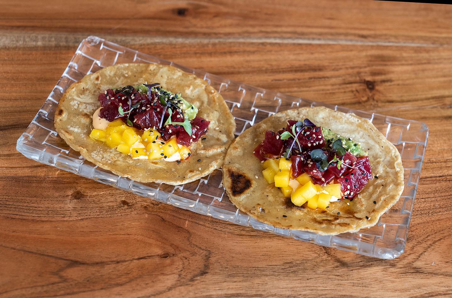 Tacos de almadraba semipicantes de Malabata.