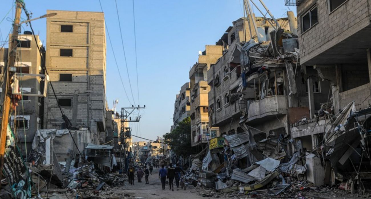 Imagen de la situación de Gaza tras los ataques de Israel. Imagen de la situación de Gaza tras los ataques de Israel.