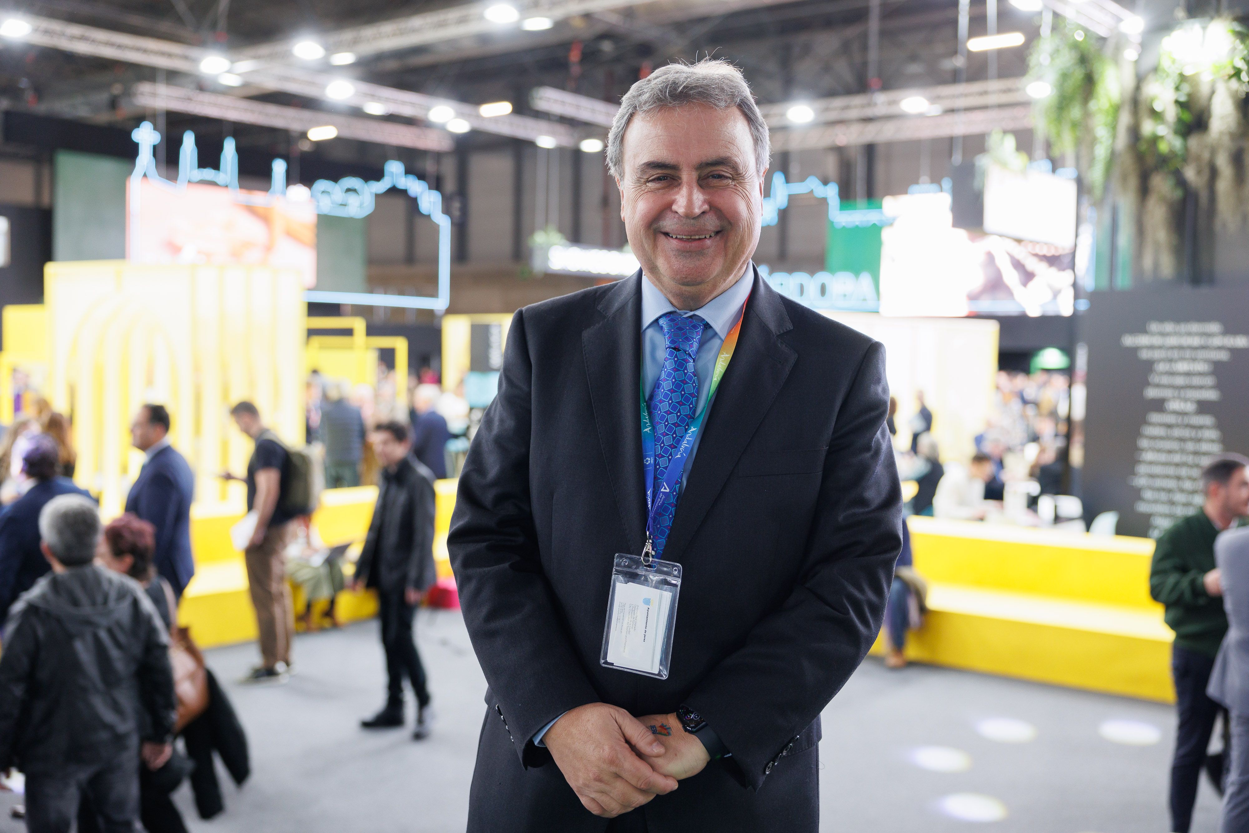 Antonio Real, este pasado jueves, durante la celebración de Fitur 2024 en Madrid.