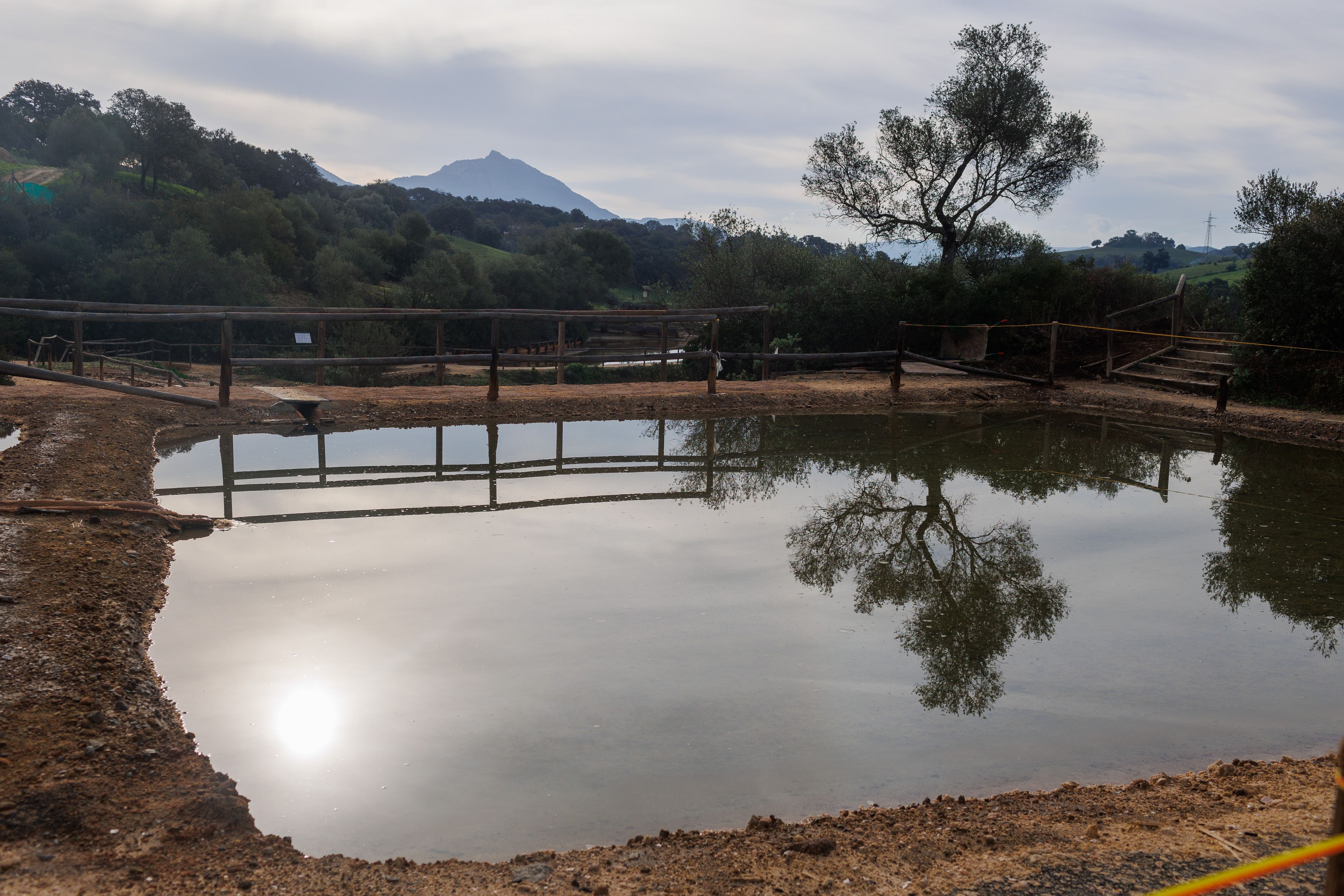 Vista desde las salinas de la sierra.