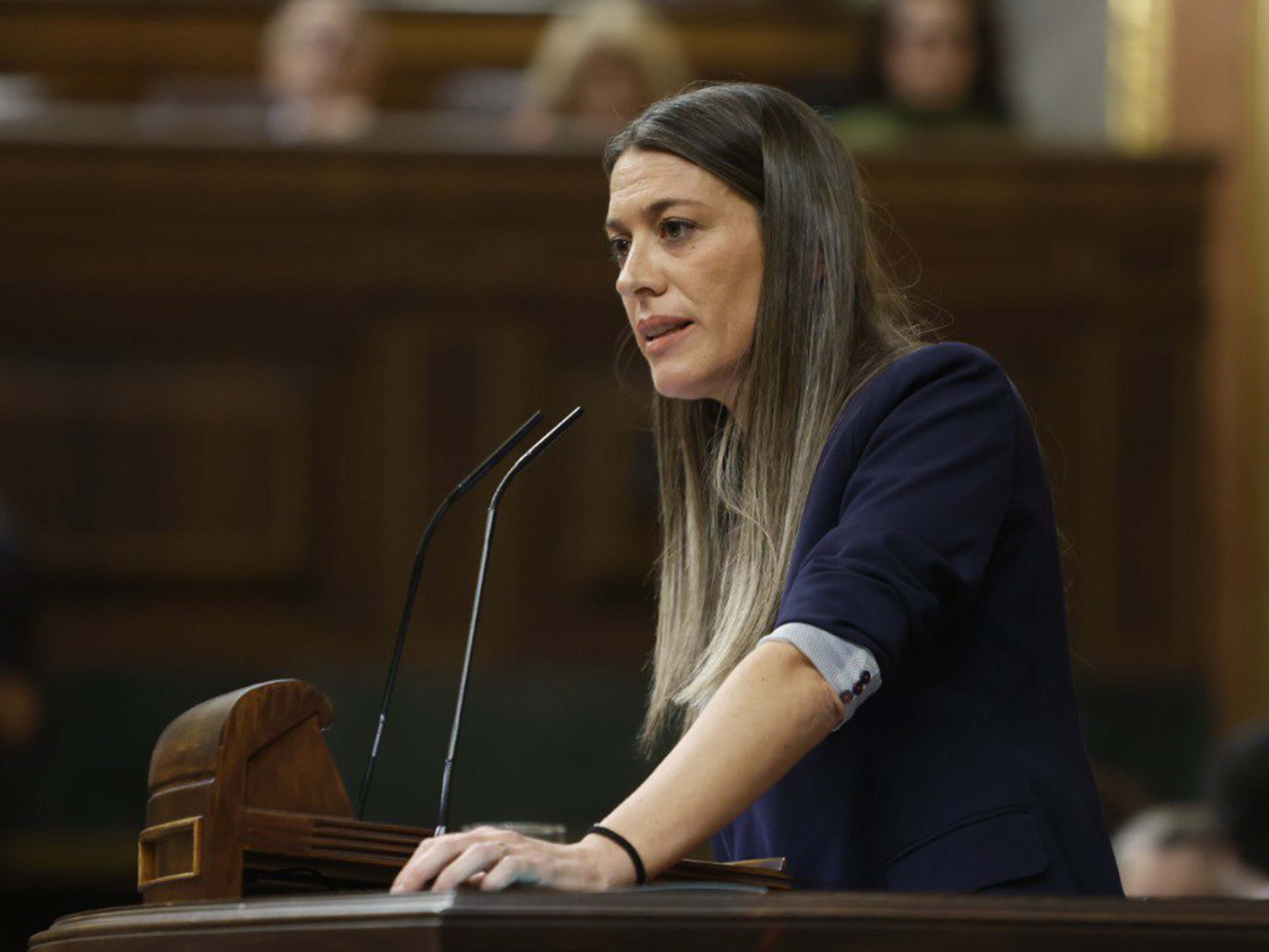Miriam Nogueras, diputada de Junts, el partido de Puigdemont.