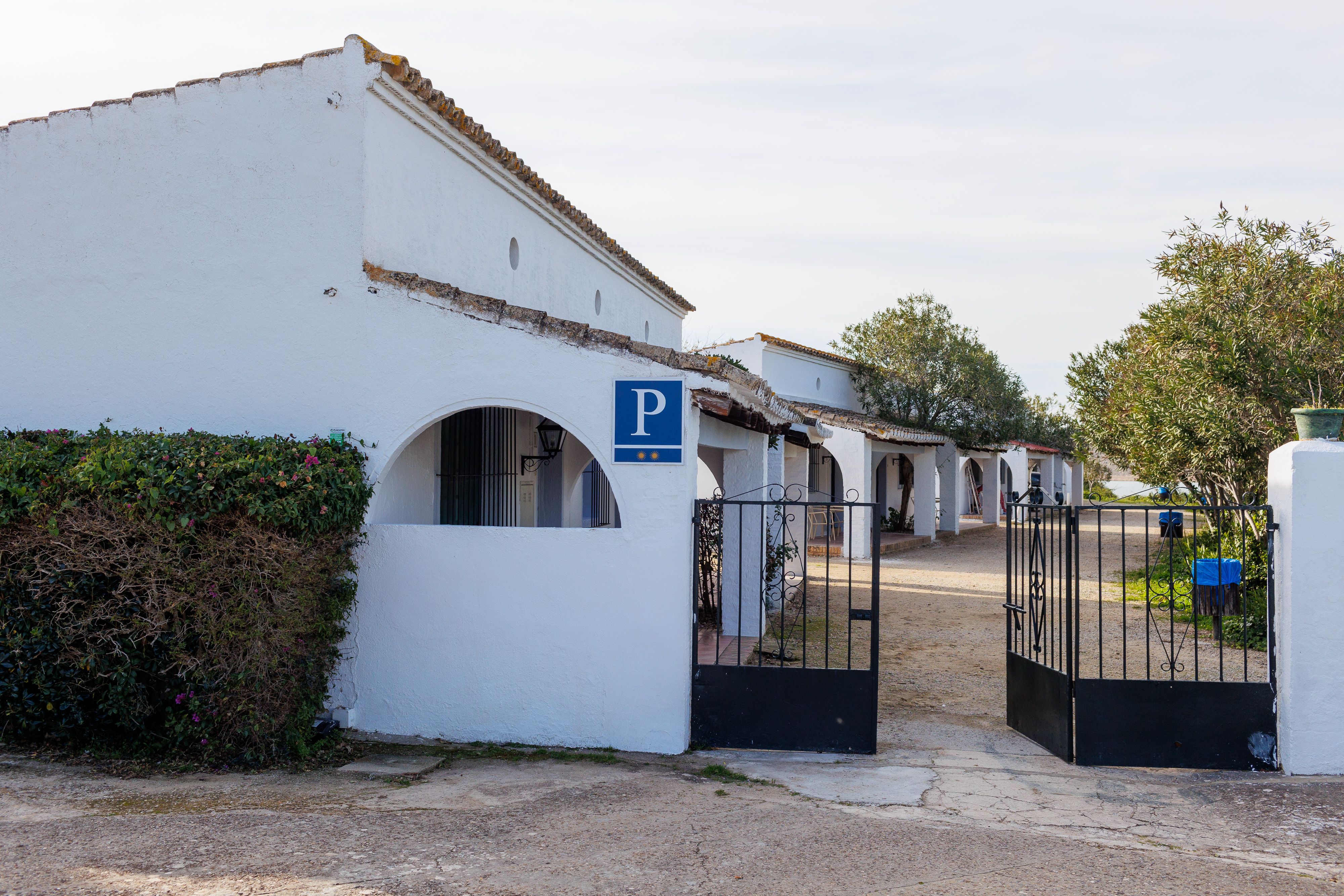 Zona de los bungalows construidos en los años 60.