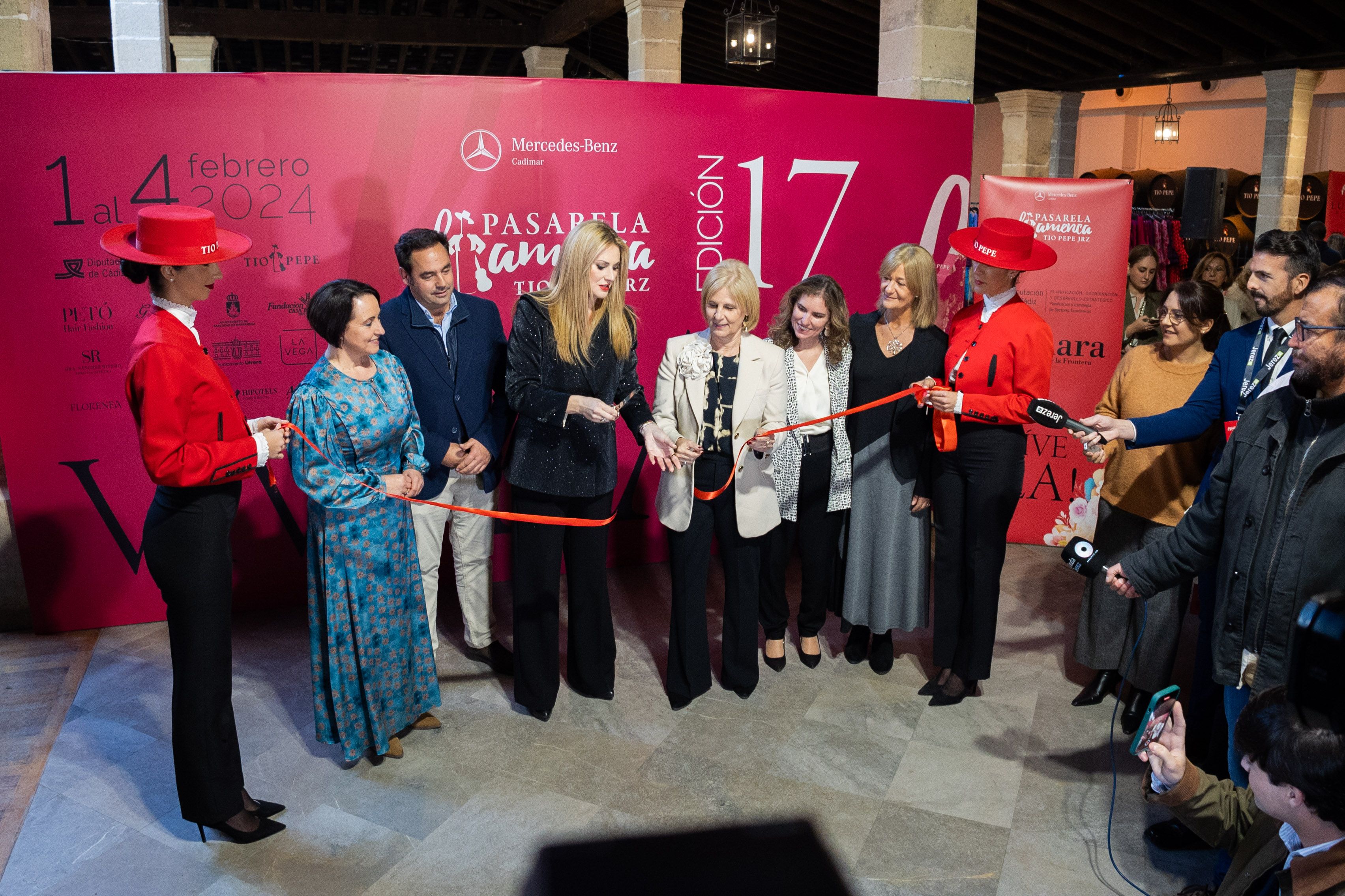 Inauguración de la pasarela flamenca Tío Pepe 2024