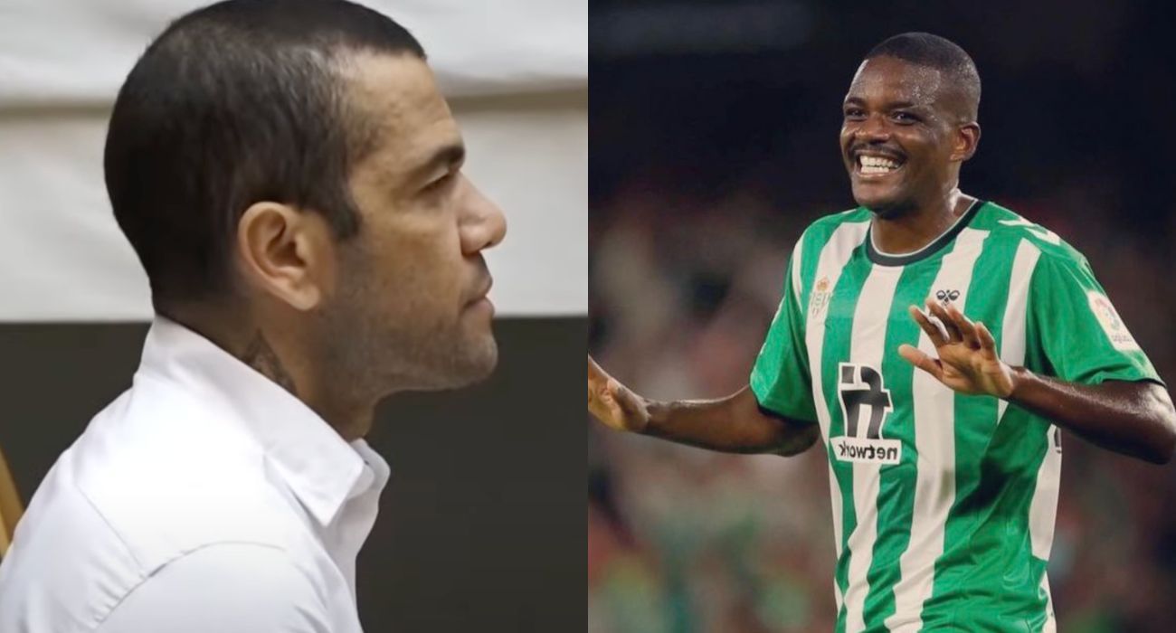 Dani Alves, en el juicio iniciado este lunes, y William Carvalho.