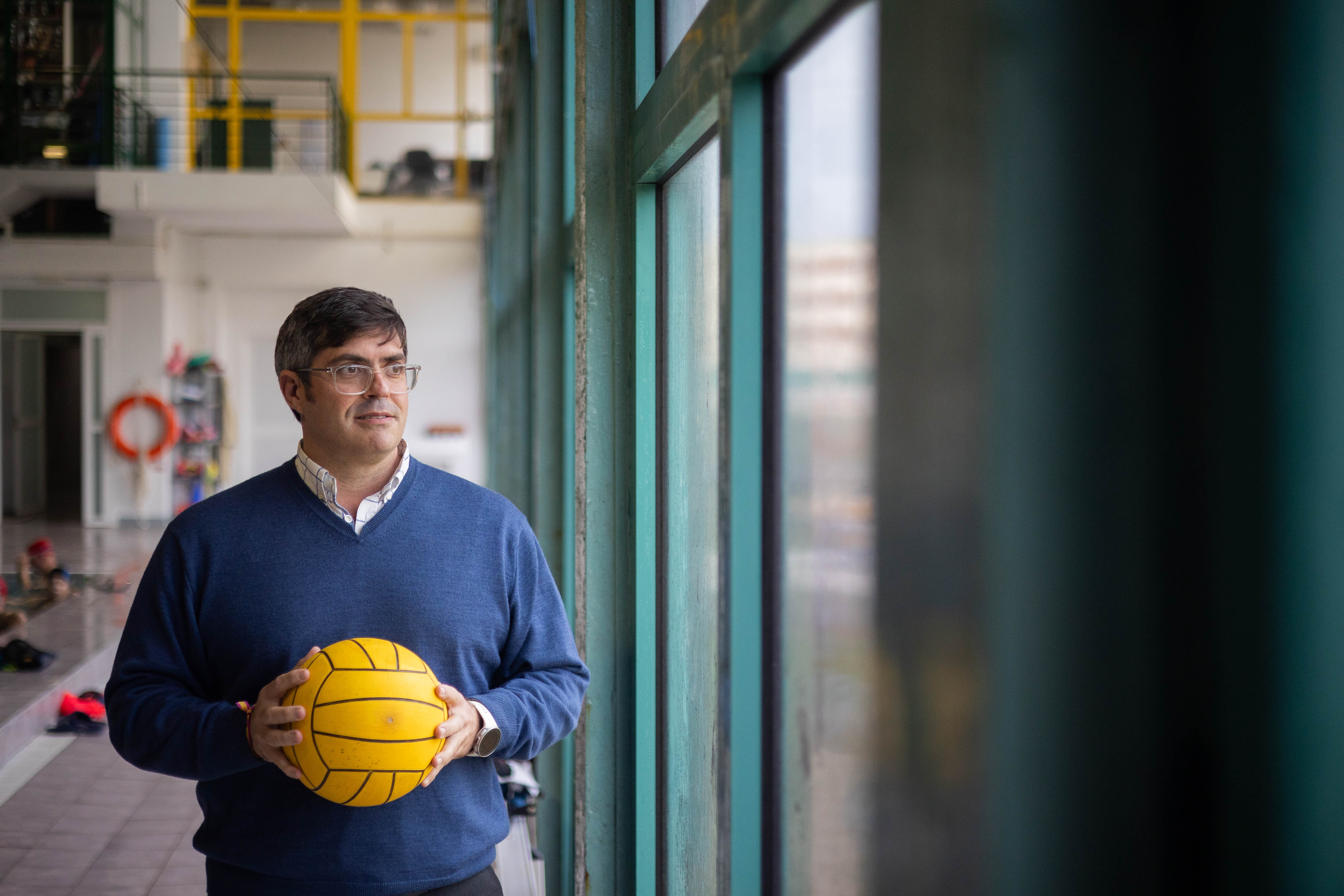El vicepresidente del Club Waterpolo Jerez, Mariano Gómez Beser.