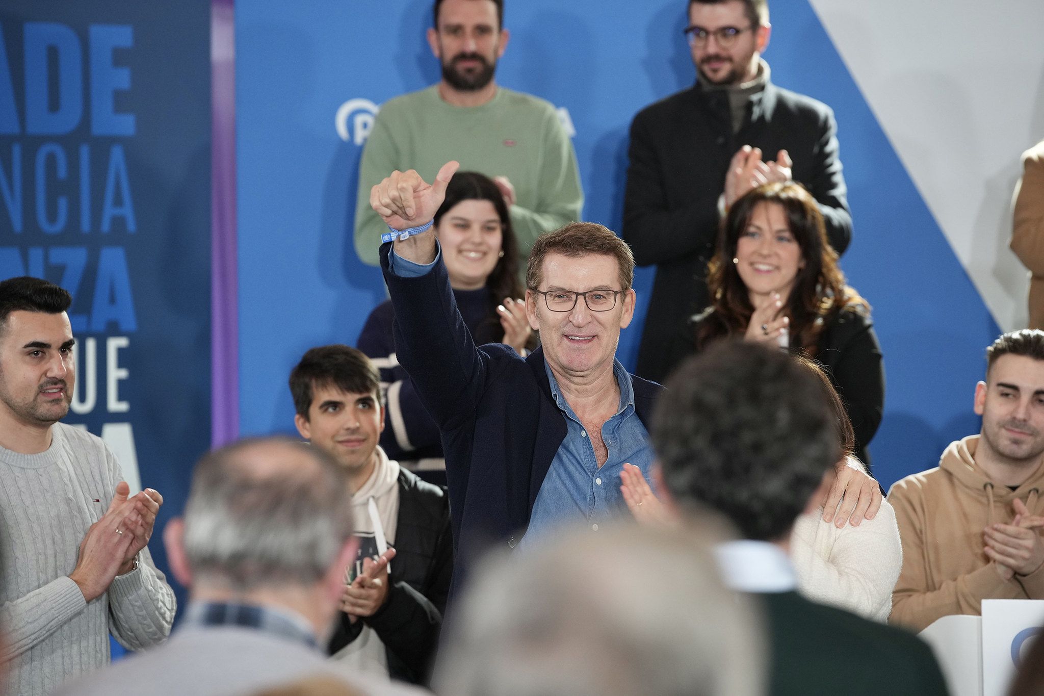El líder del PP, Alberto Núñez Feijóo, en un acto este pasado sábado en Viveiro, Lugo. El líder del PP, Alberto Núñez Feijóo, en un acto este pasado sábado en Viveiro, Lugo.