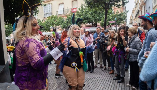 Carnaval de Cádiz en la calle.